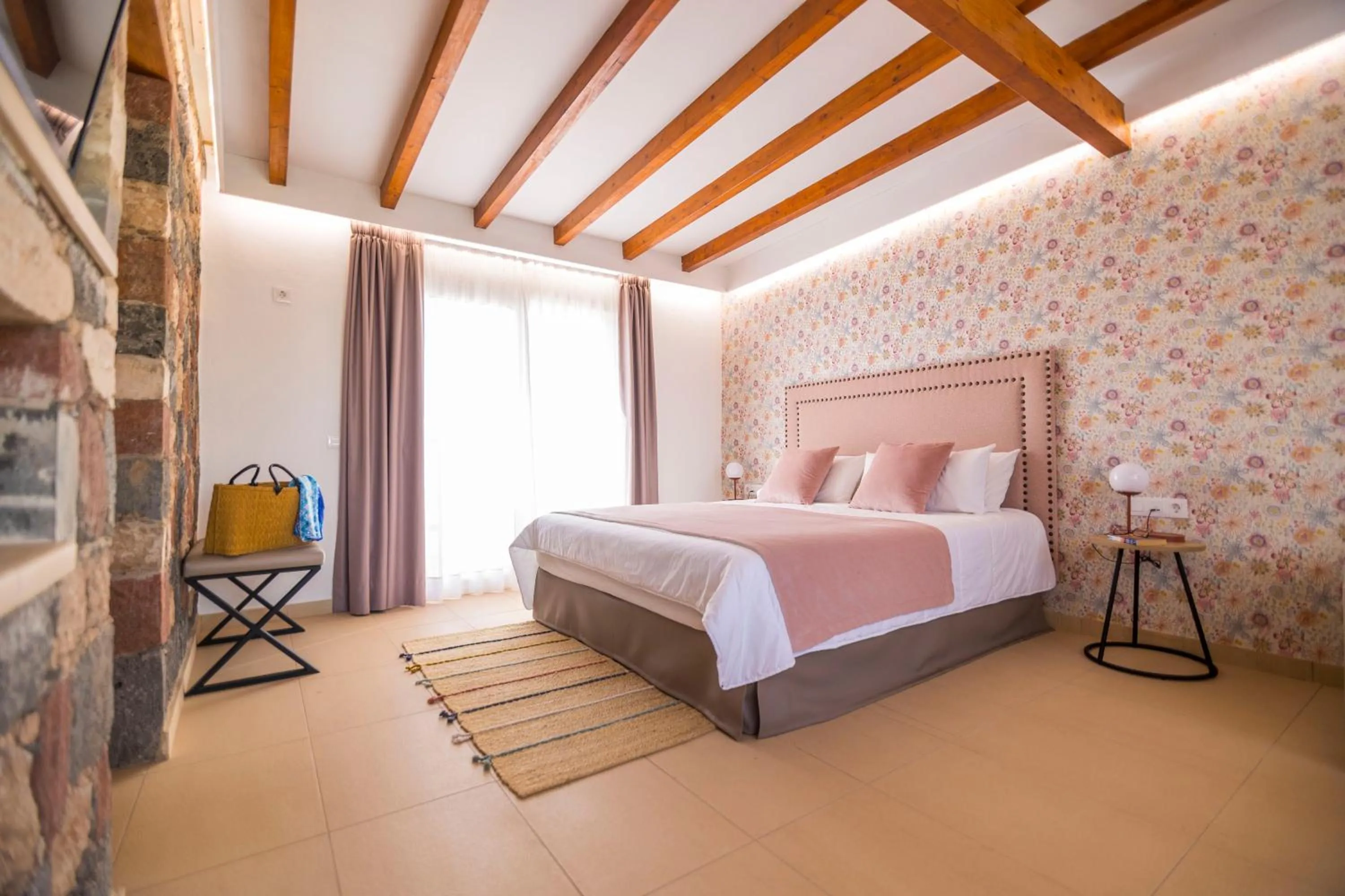 Bed in Hotel Rural Rosario Martin