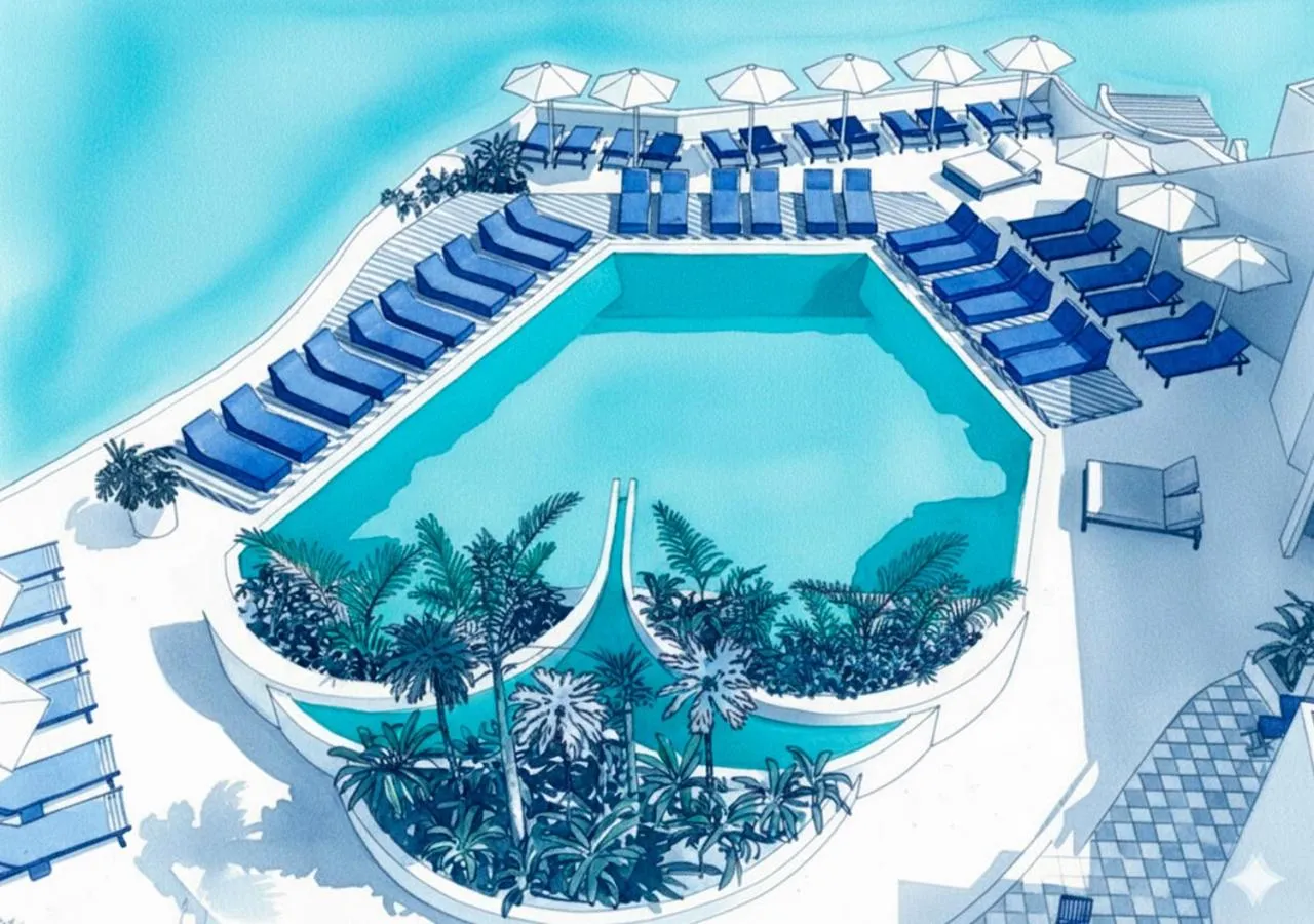 Swimming pool in The Salmar - New Opening