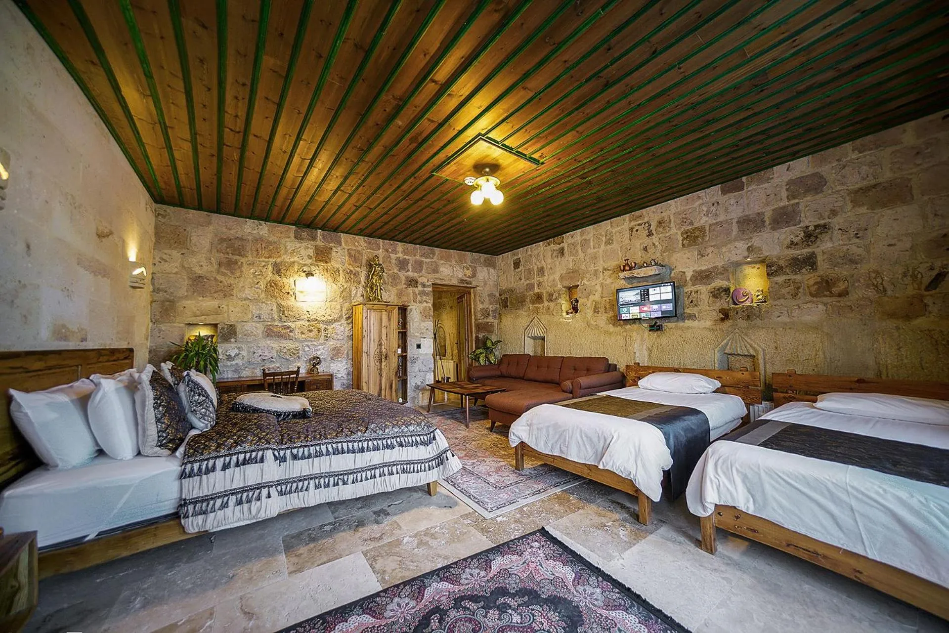 Bed in Serene Premium Stone House