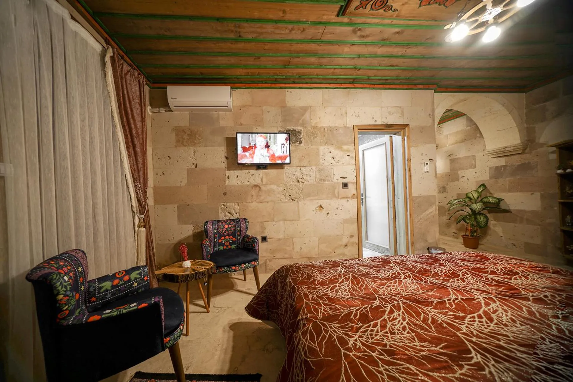 Bed in Serene Premium Stone House