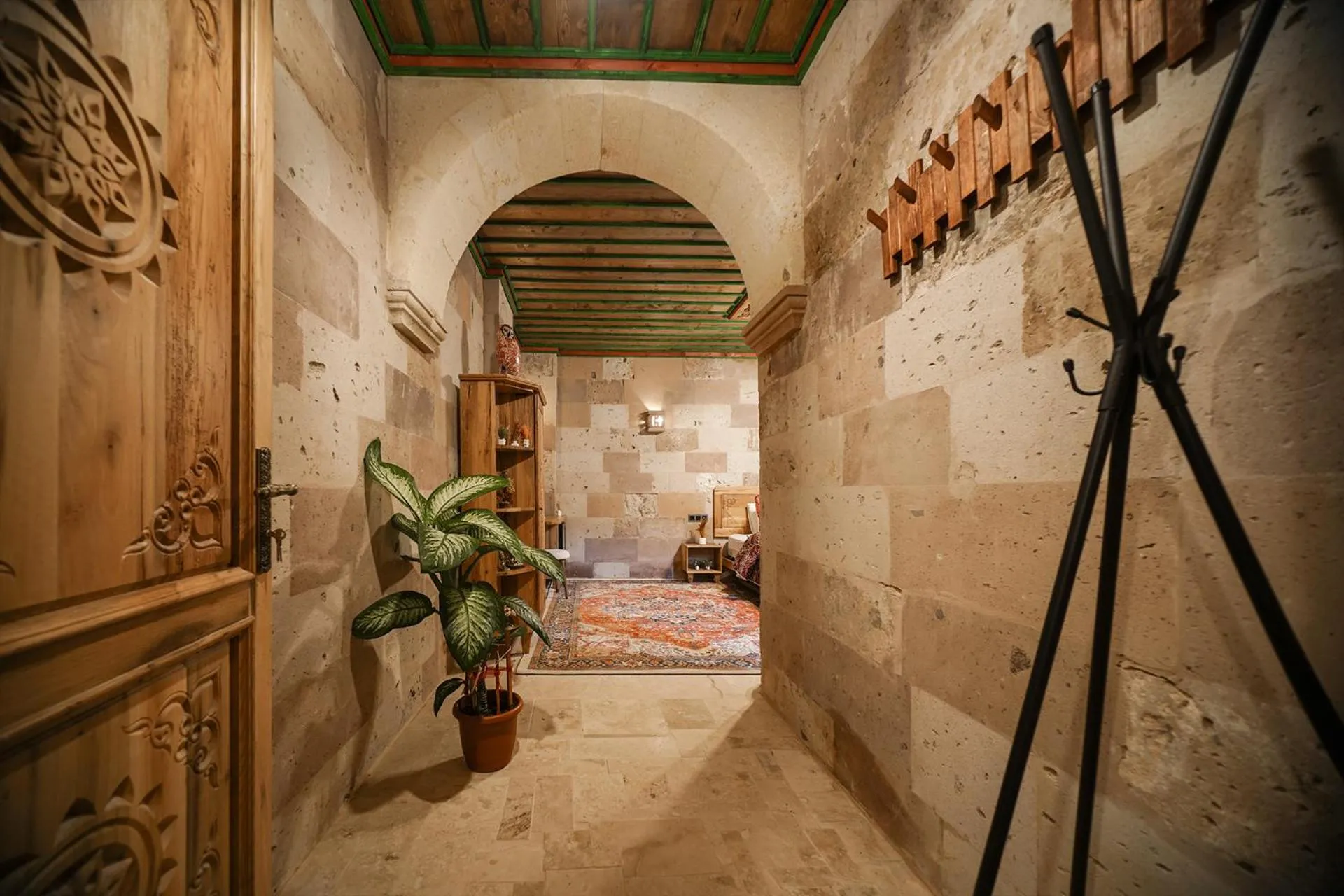 Photo of the whole room, Bed in Serene Premium Stone House