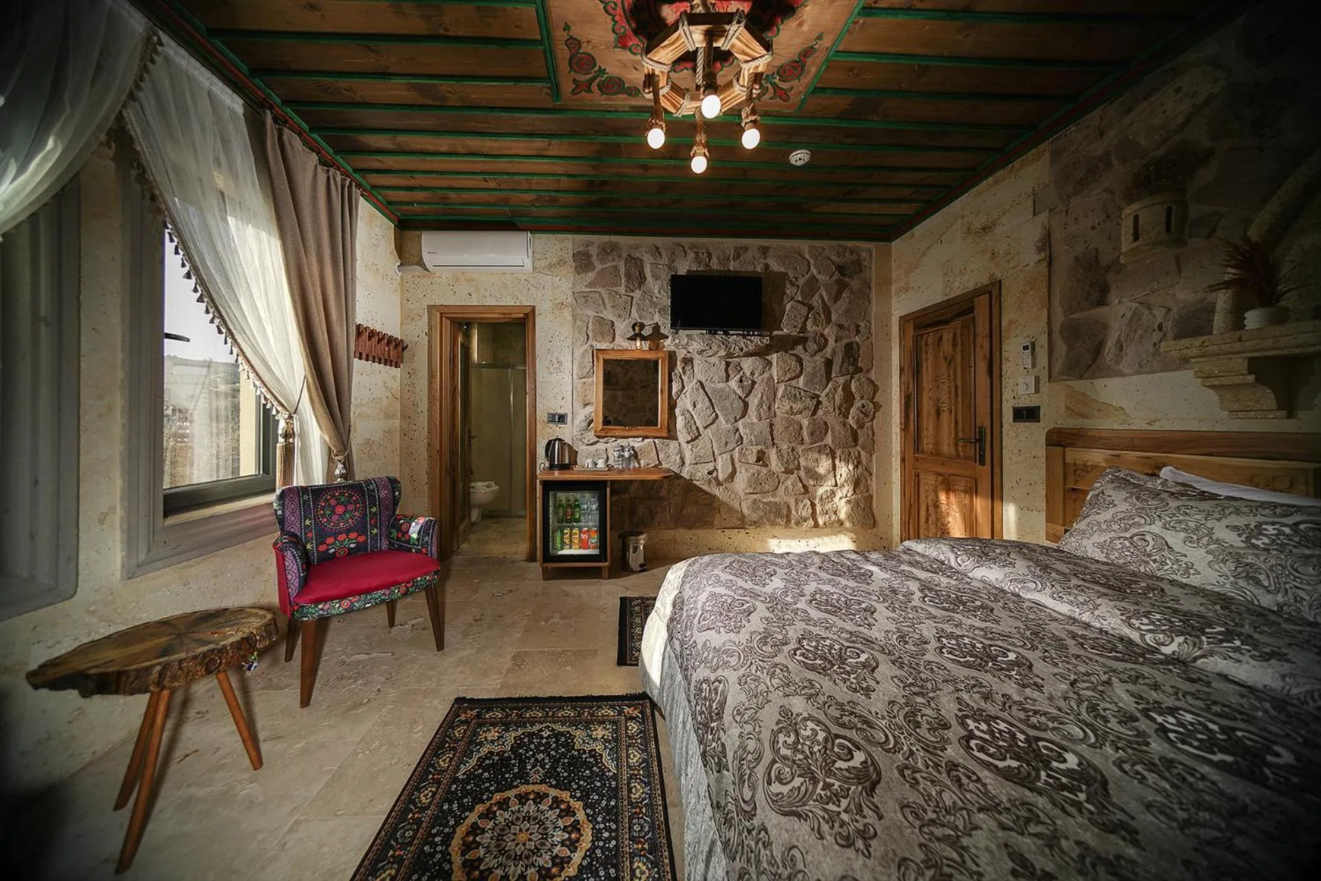 Bed in Serene Premium Stone House