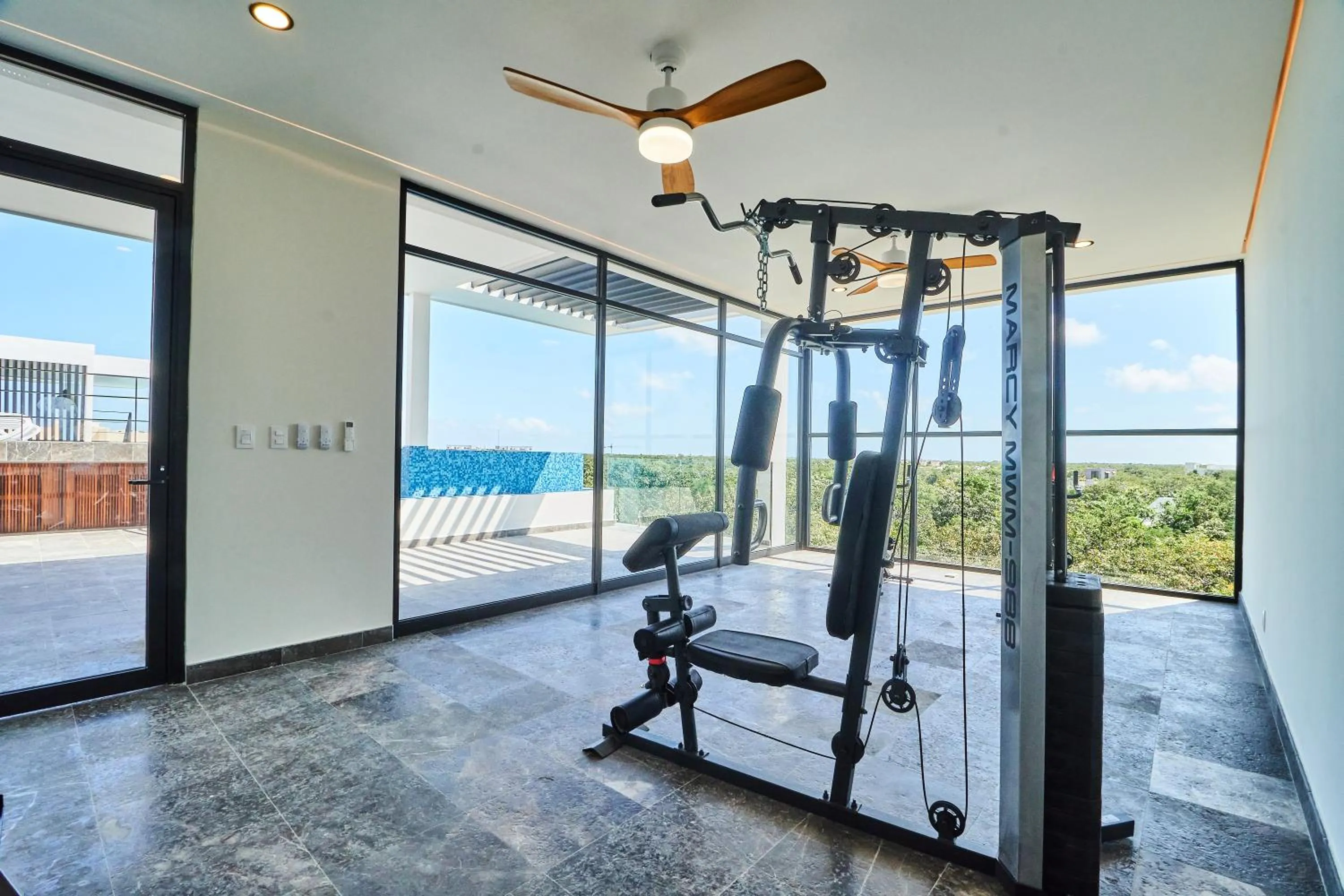Fitness centre/facilities in Best Penthouse with Private Pool in Aldea Zama