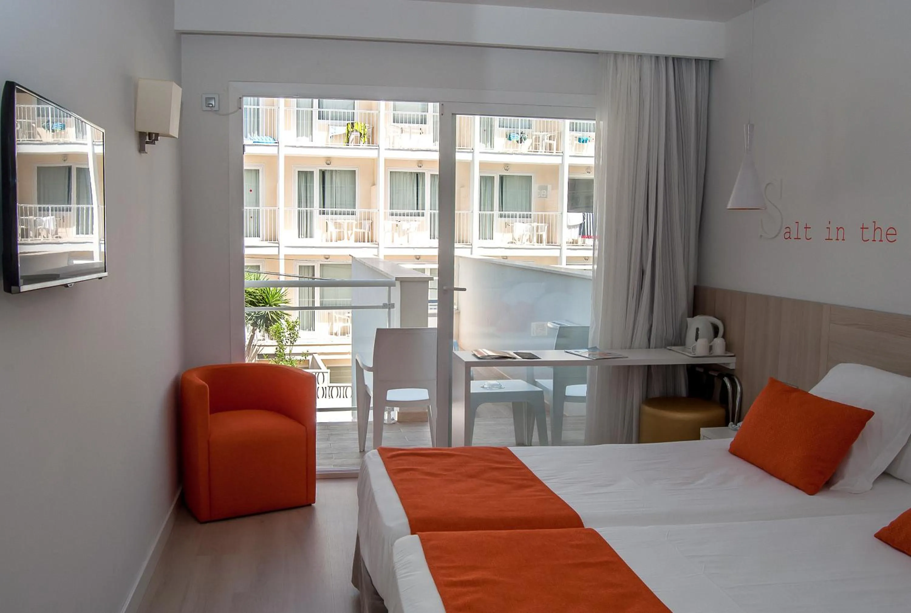 Balcony/Terrace, Bed in BQ Bulevar Peguera- Adults Only