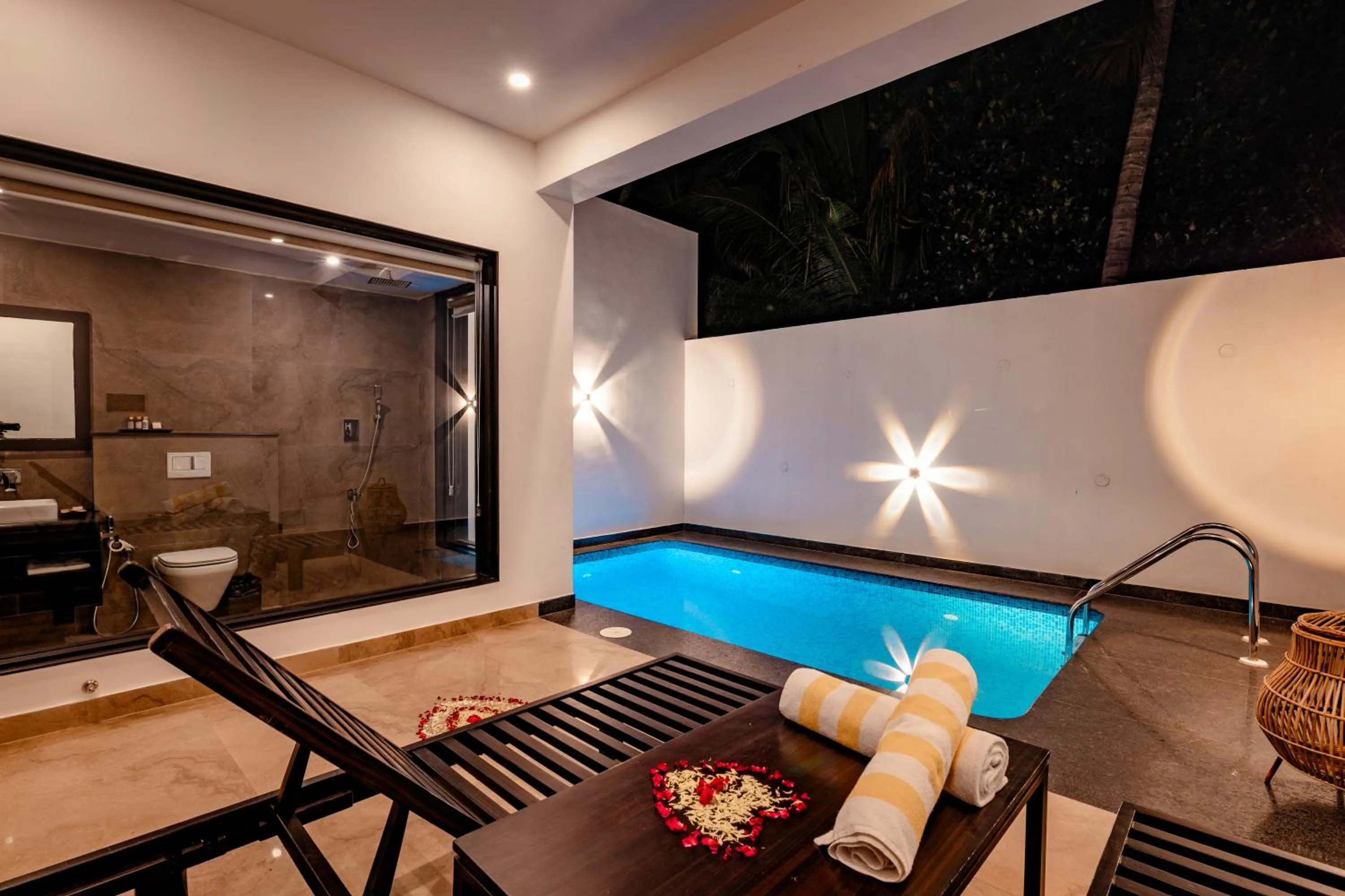 Pool view in The Saravi Resort