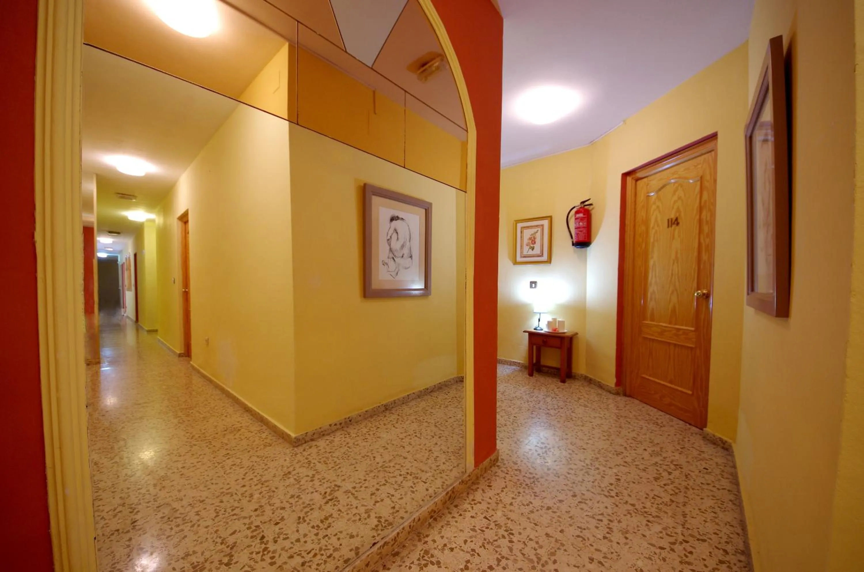 Lobby or reception in Hostal Azahara