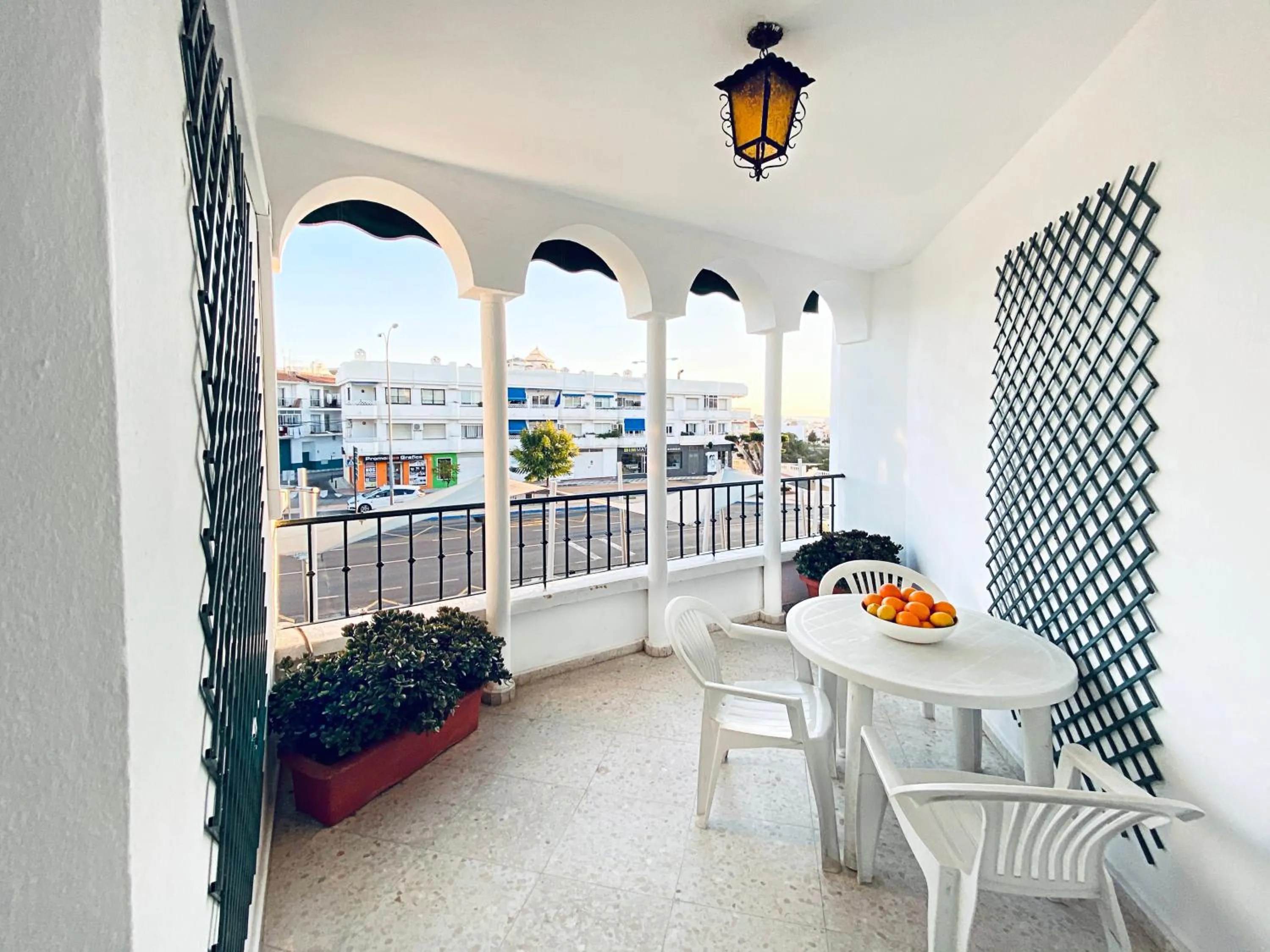 Balcony/Terrace in Hostal Azahara