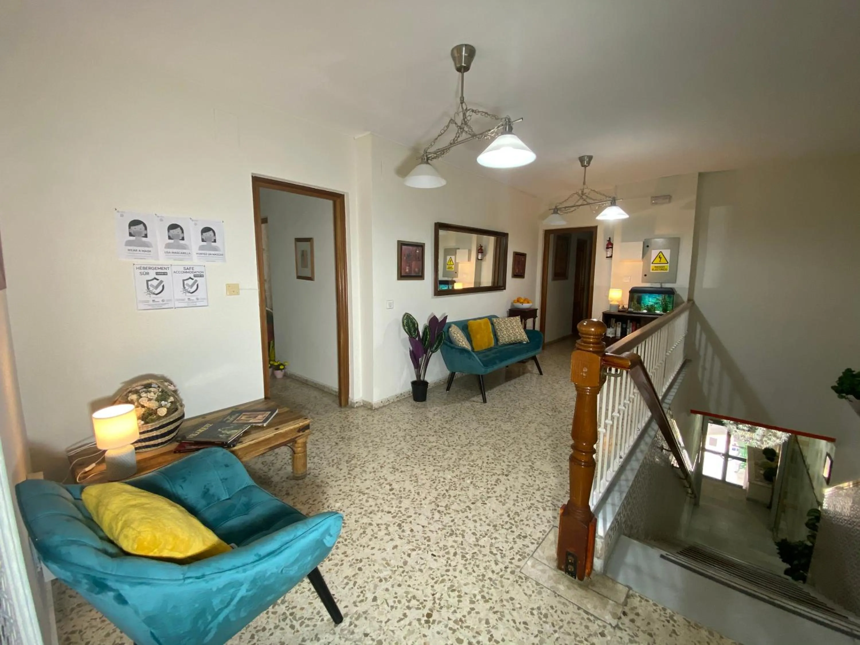 Living room in Hostal Azahara