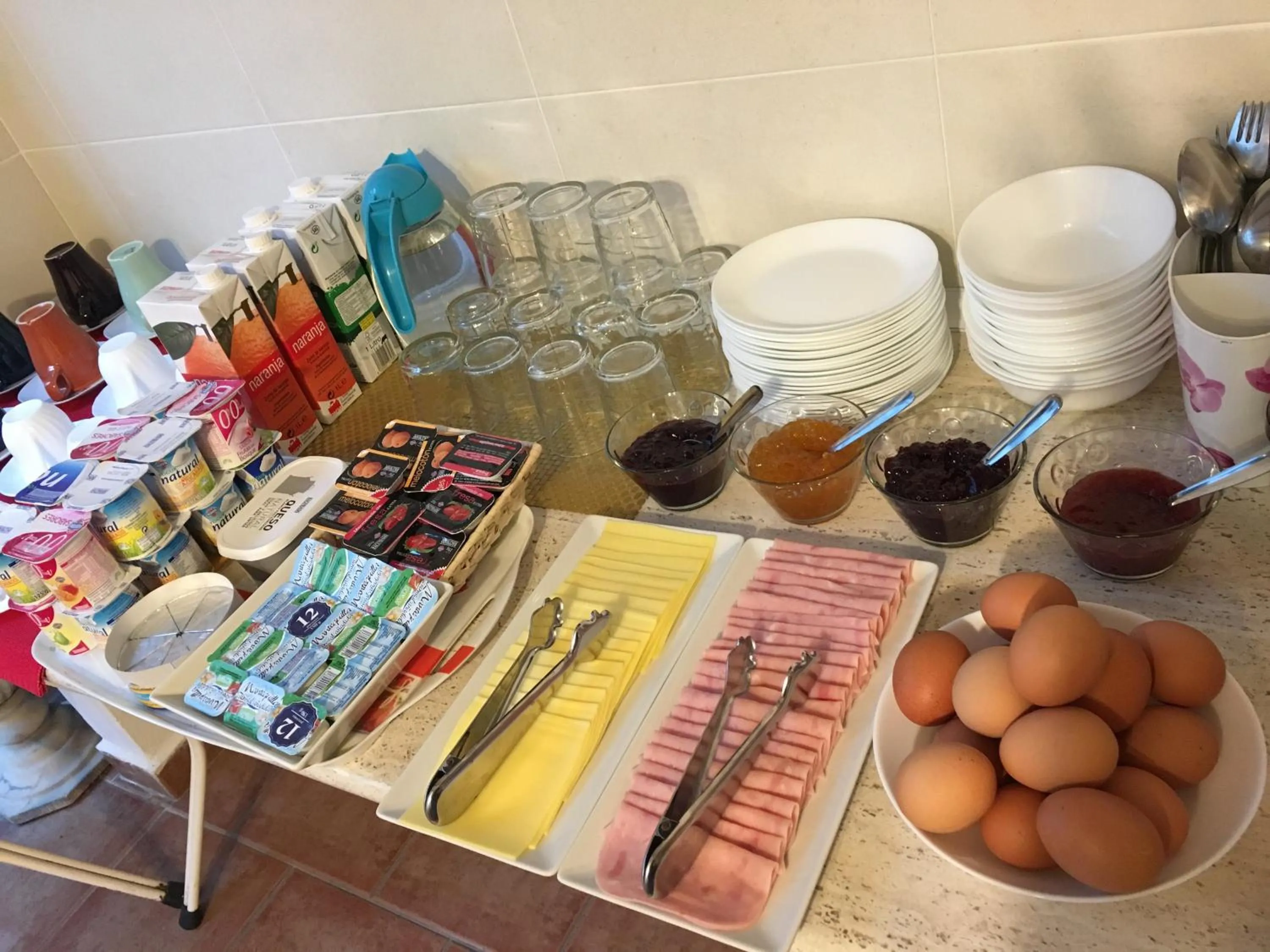 Breakfast in Hostal Azahara