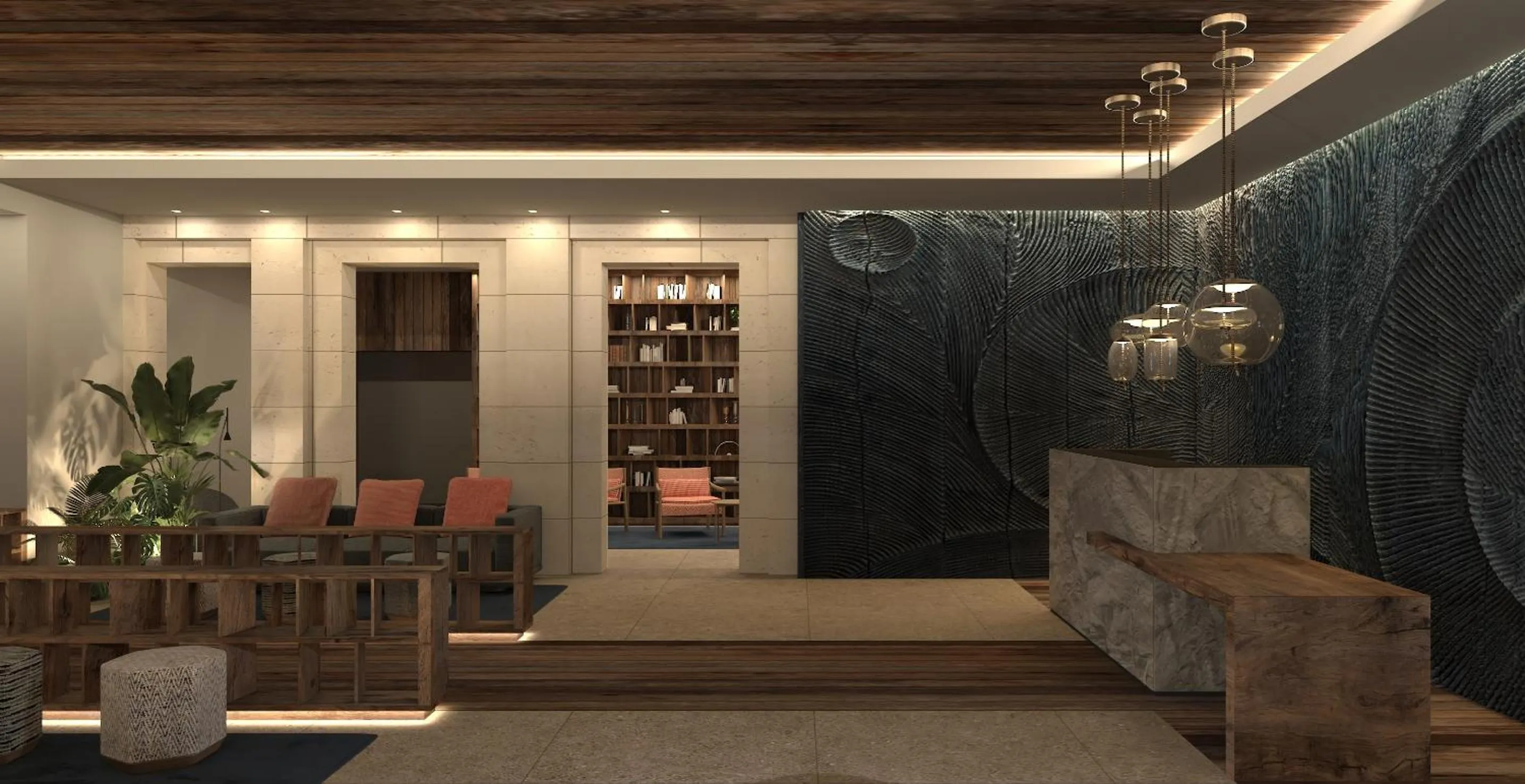 Lobby or reception in Hotel Medinaceli