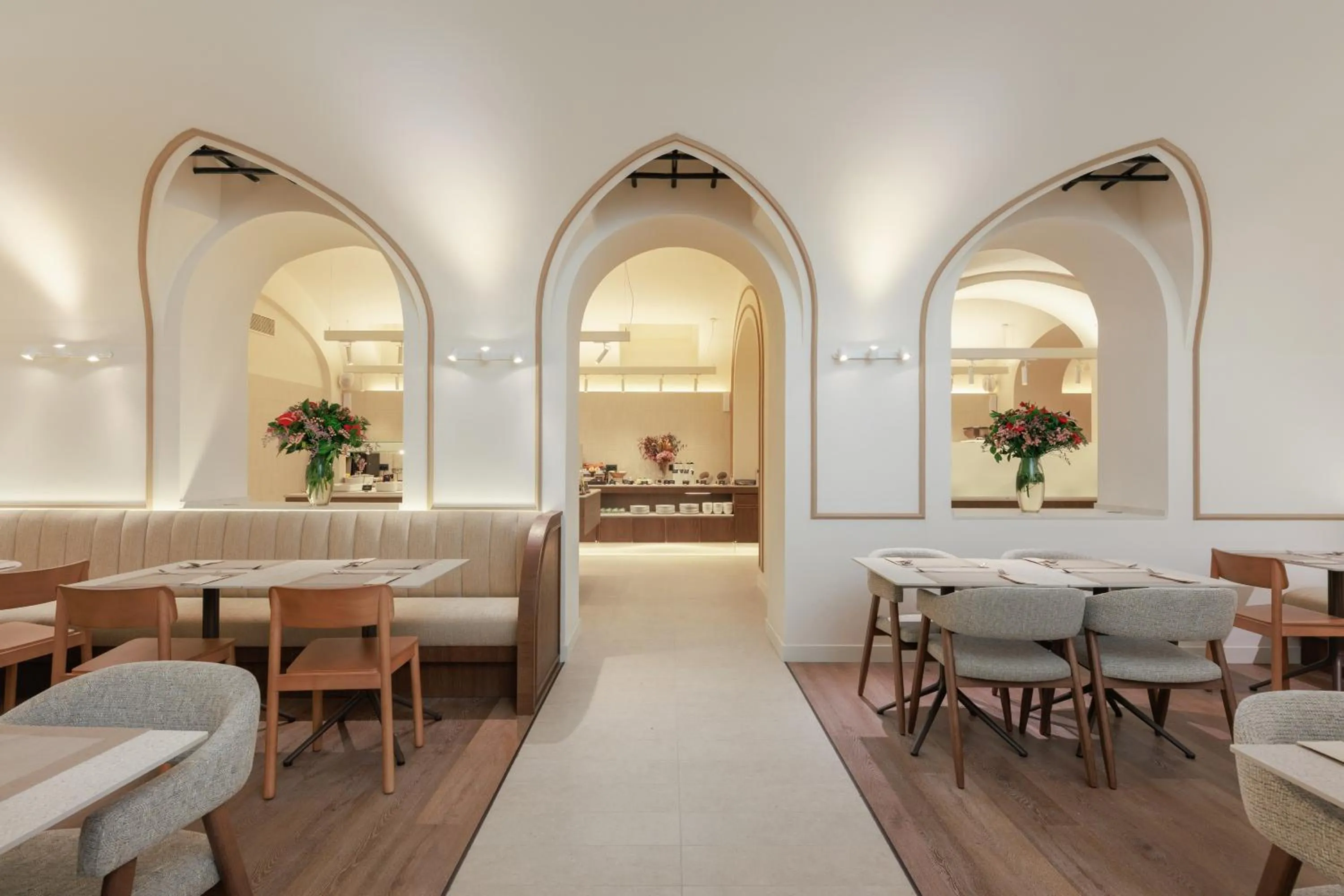 Buffet breakfast in Hotel Medinaceli