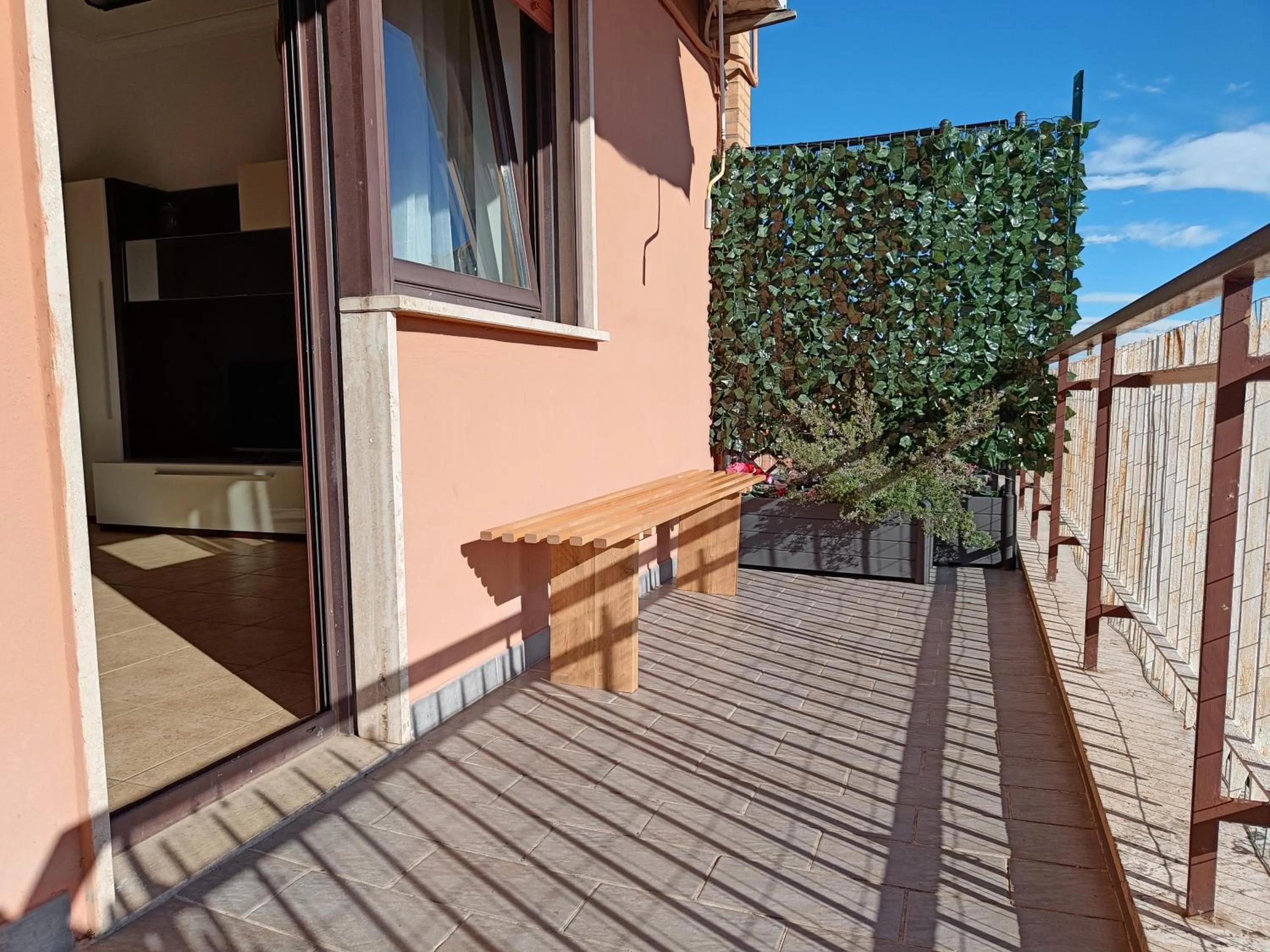 Balcony/Terrace in Avellini - Delightful and Spacious Apartment with terrace - near Metro A Cornelia