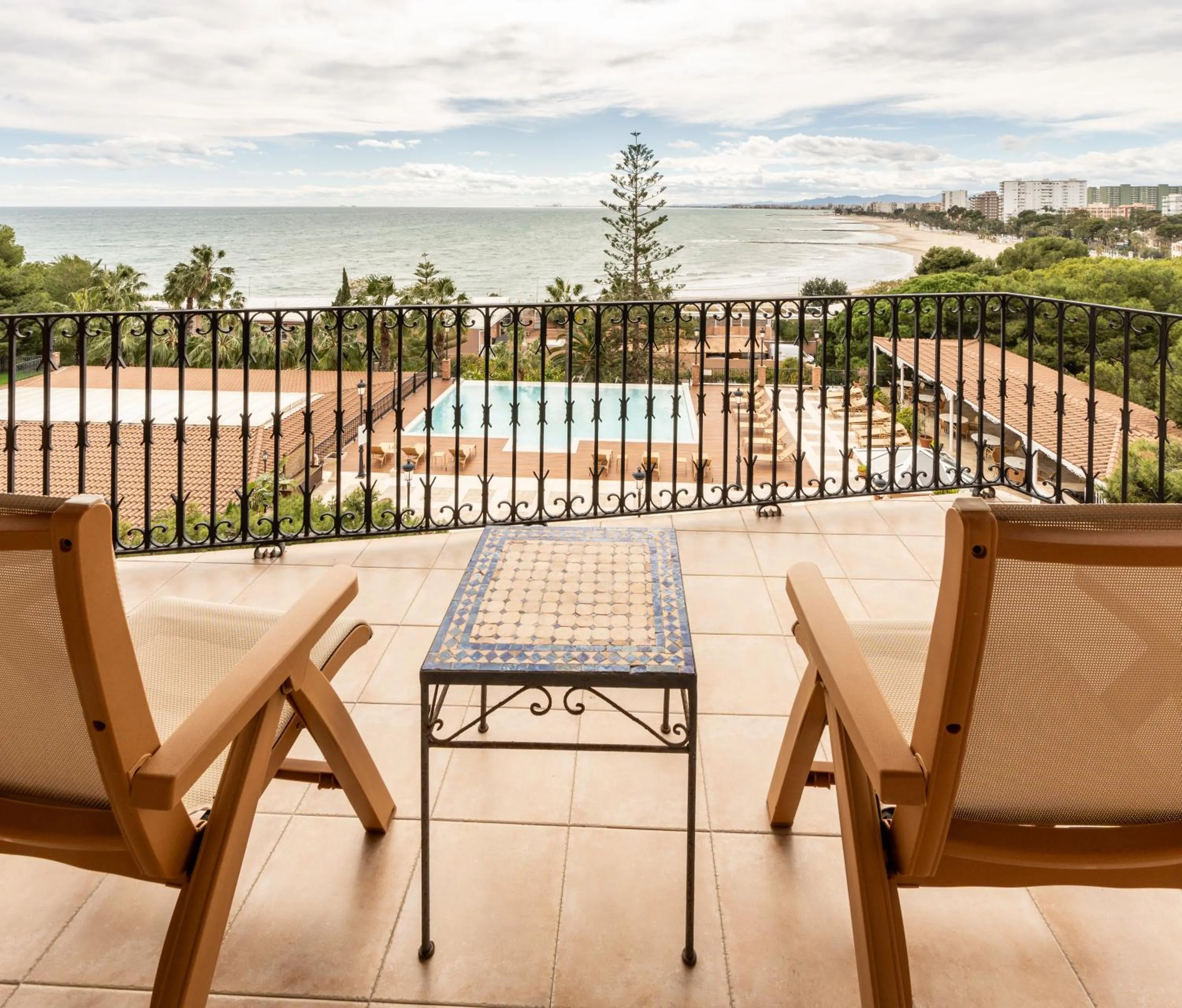 Balcony/Terrace in PALASIET Wellness Clinic&Thalasso 4 SUP