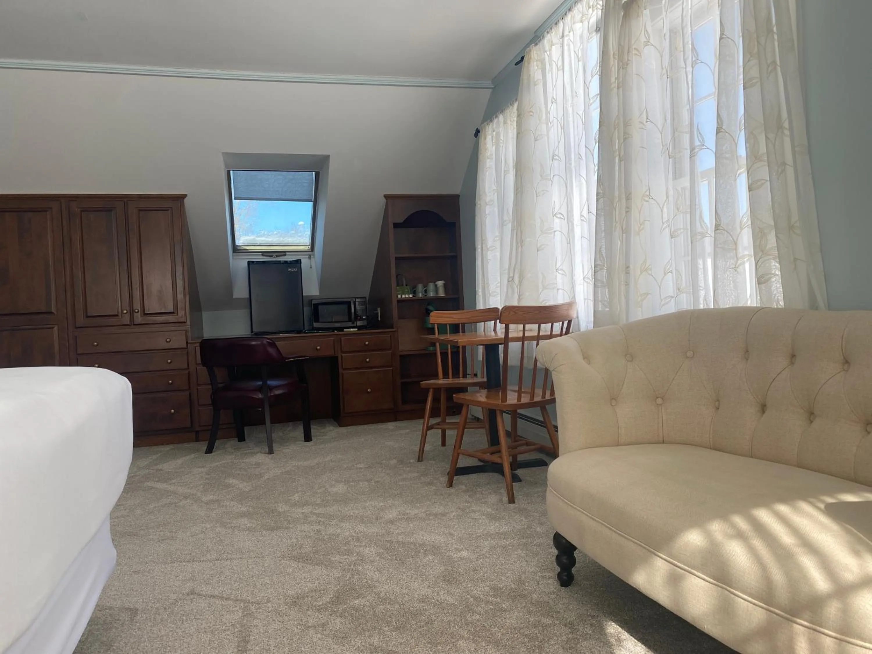 Seating area in The Wildflower Inn