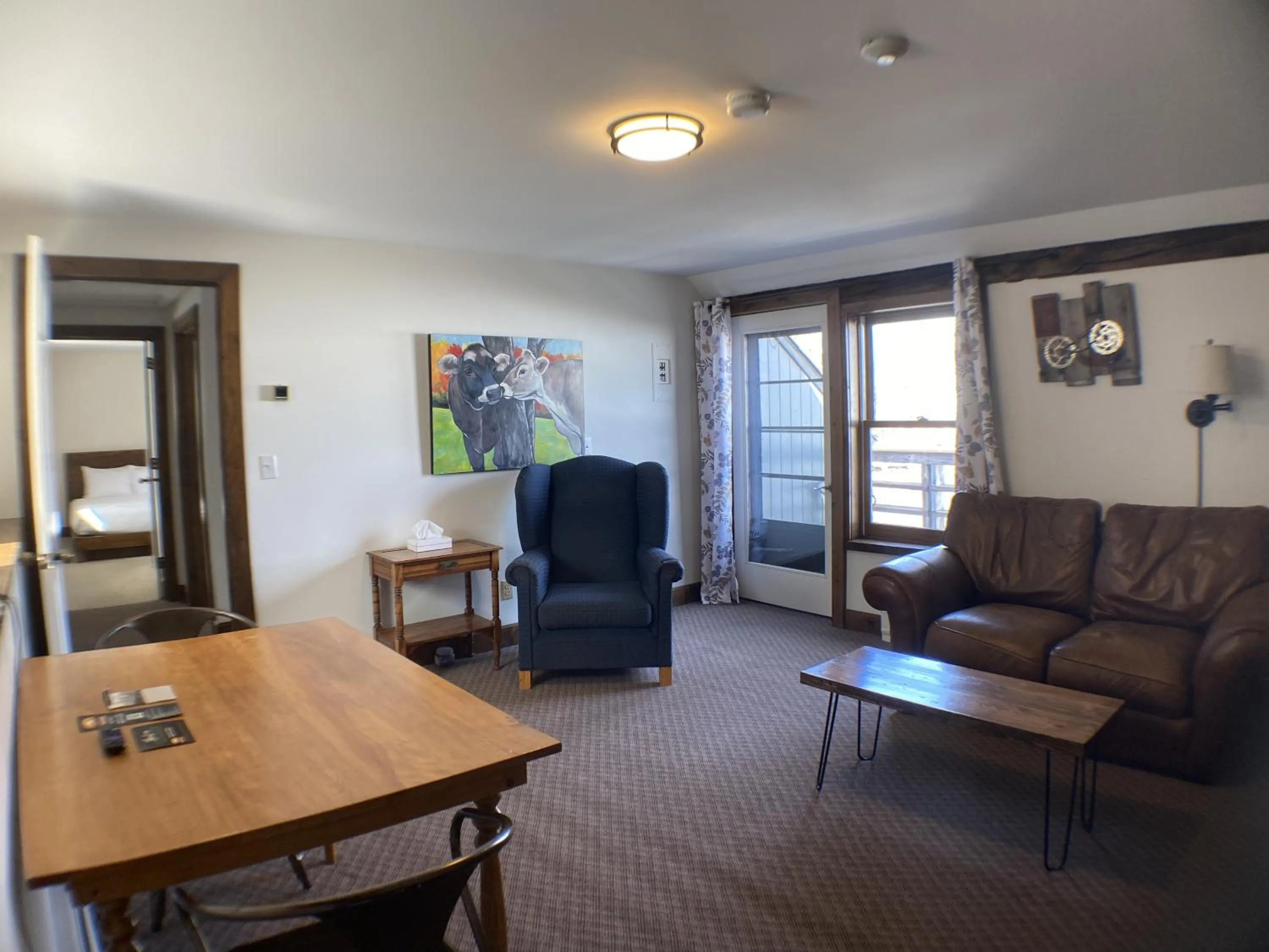 Seating area in The Wildflower Inn