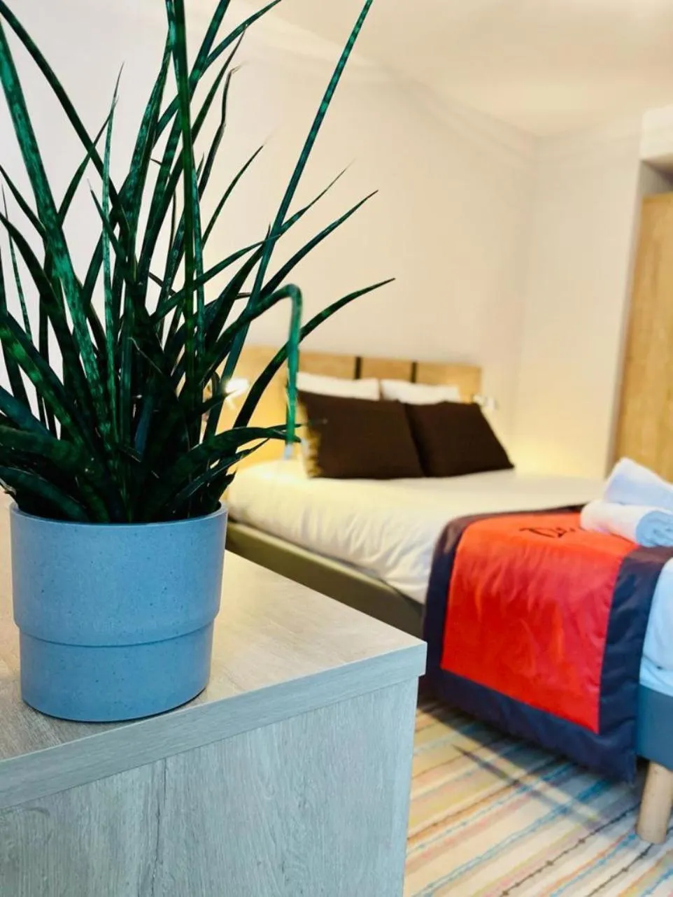 Bedroom in Au Coeur Des Bulles