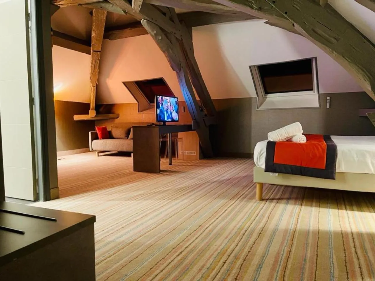 Bedroom in Au Coeur Des Bulles