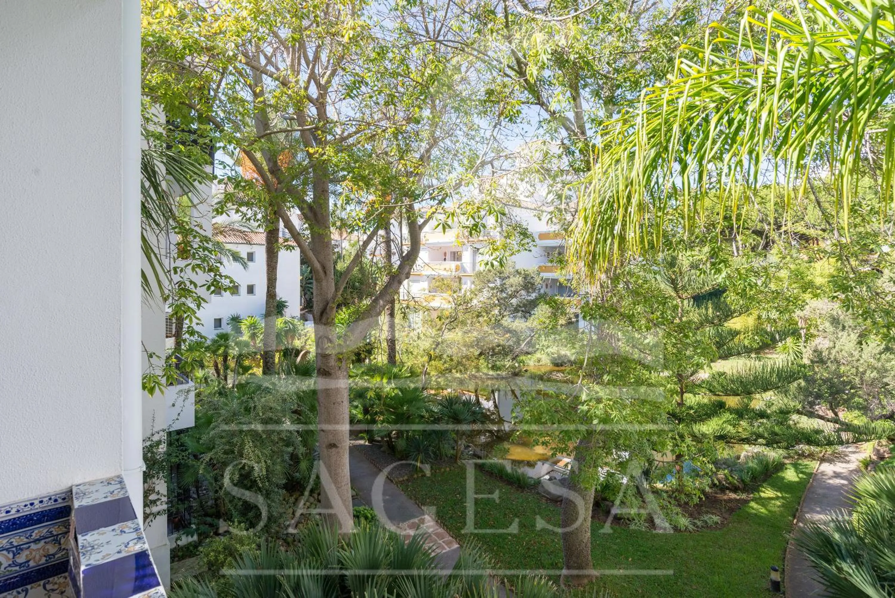 Garden view in Jardines de las Golondrinas