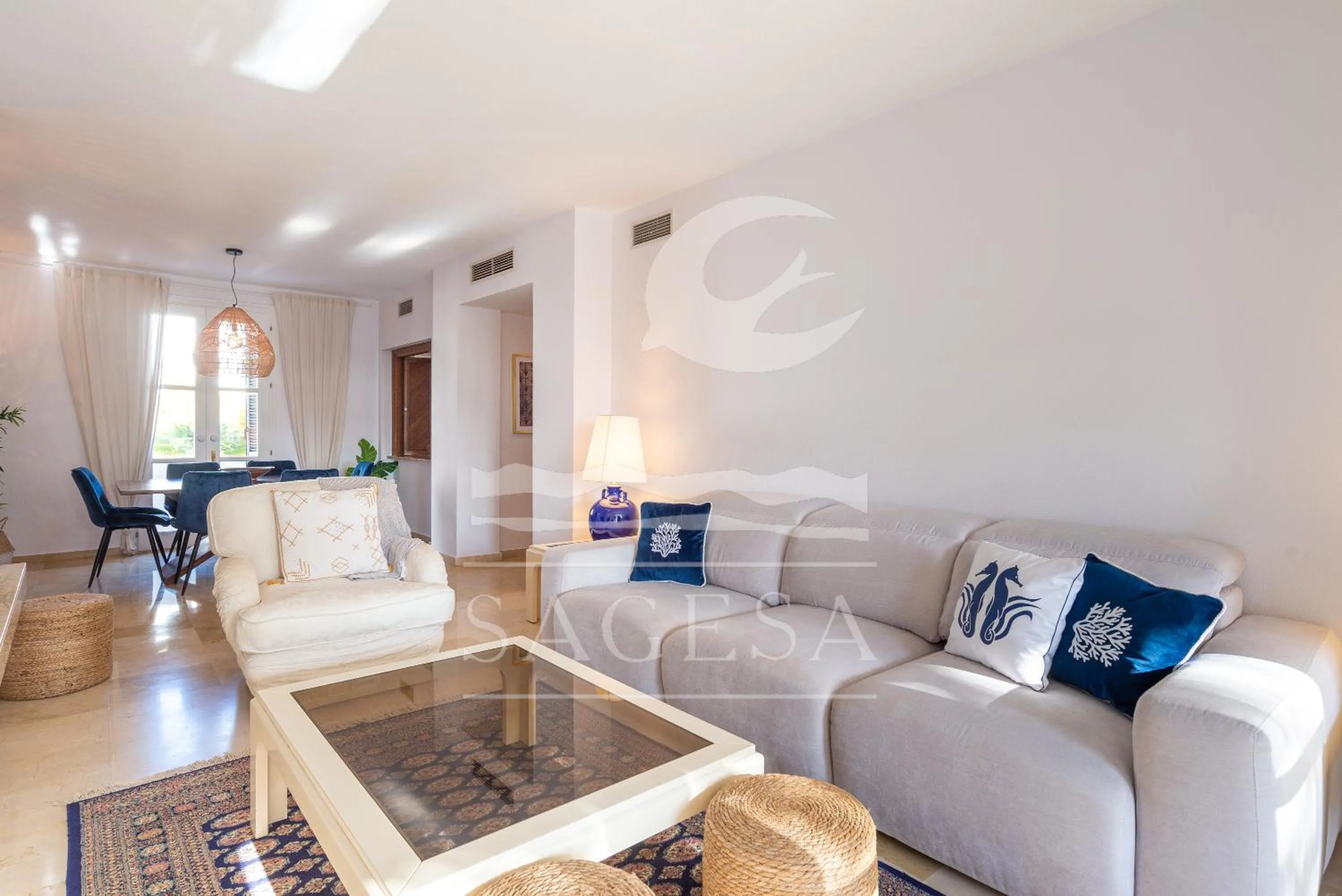 Living room in Jardines de las Golondrinas