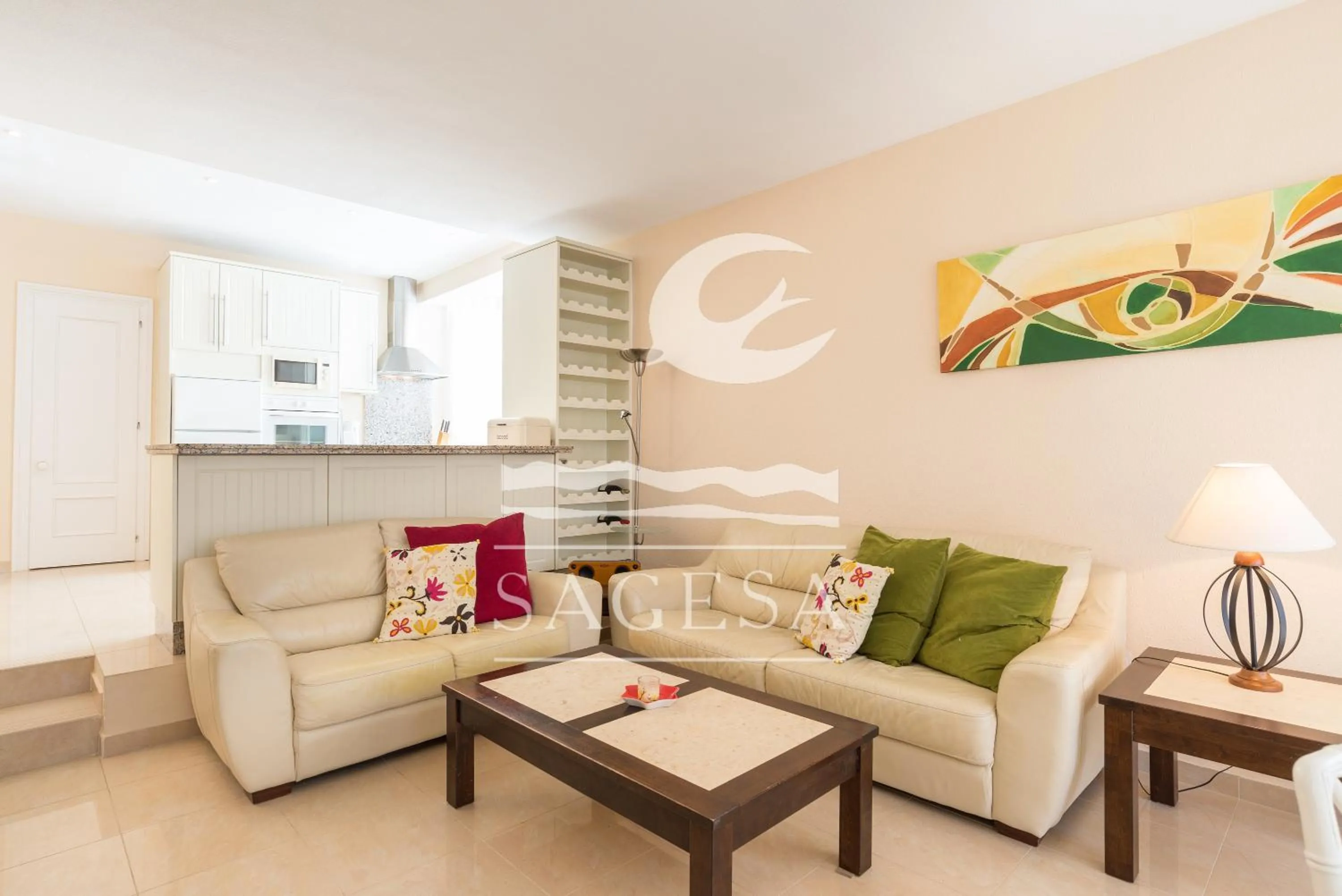 Living room in Jardines de las Golondrinas