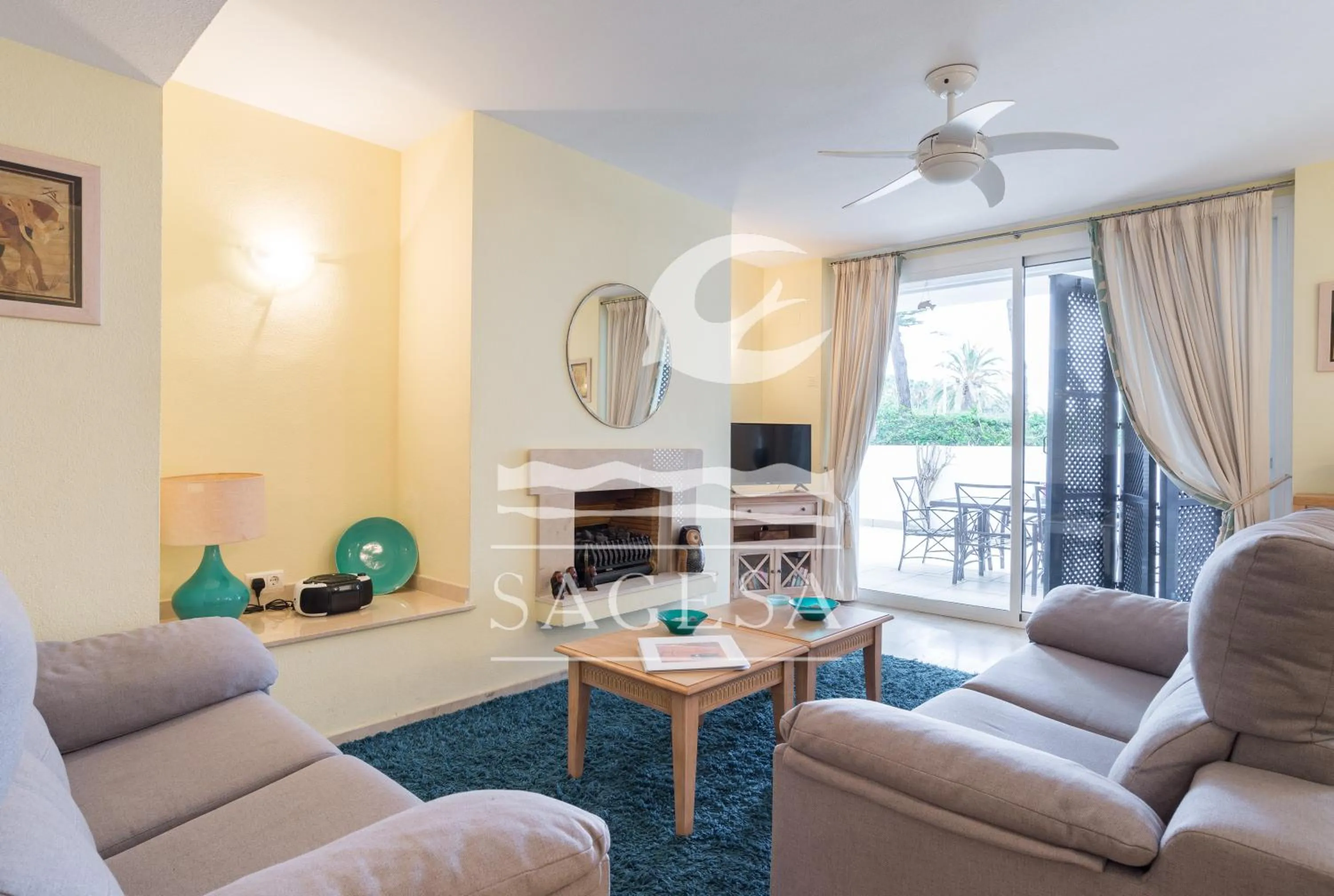 Living room in Jardines de las Golondrinas