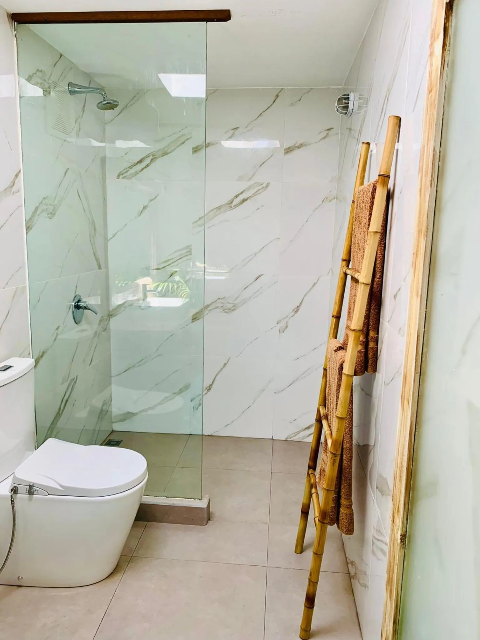 Shower in Oasis Villas