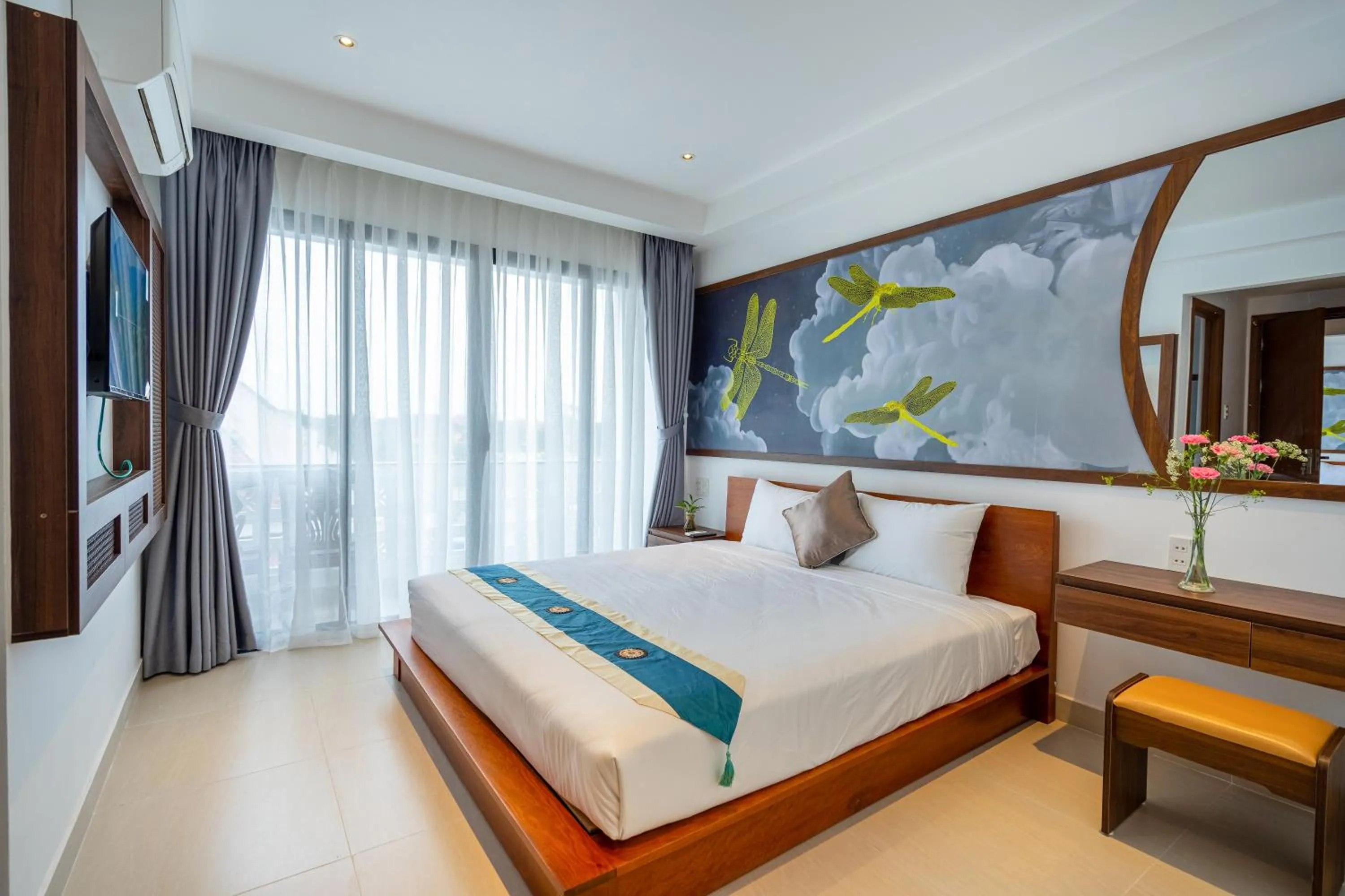 Bedroom, Bed in The Present River Villa Hoi An