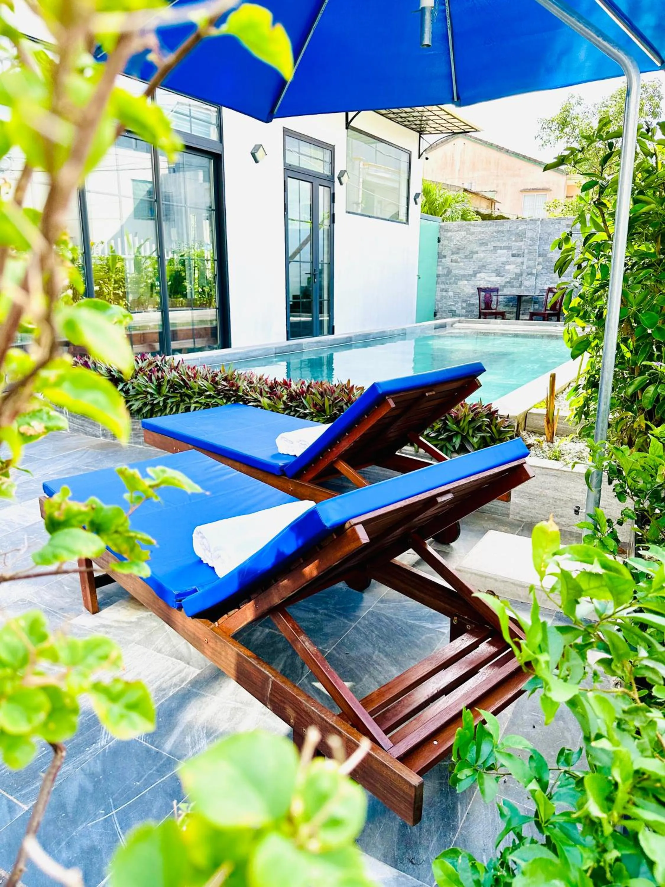 Garden in The Present River Villa Hoi An