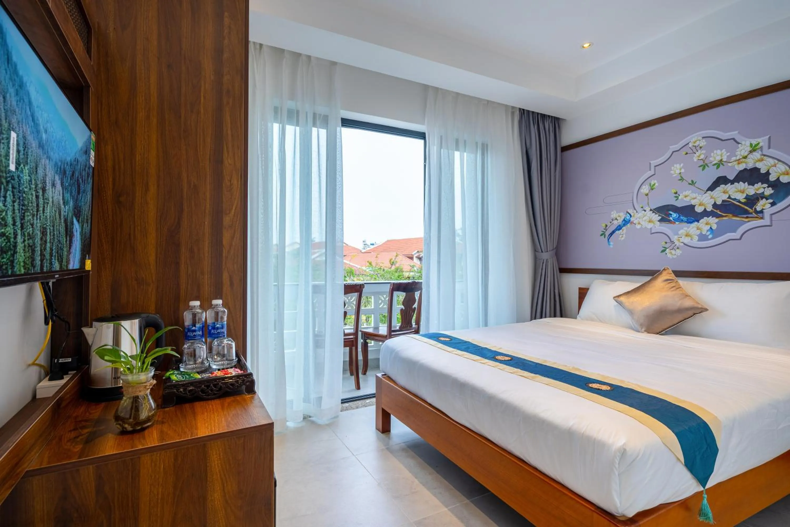 Photo of the whole room, Bed in The Present River Villa Hoi An