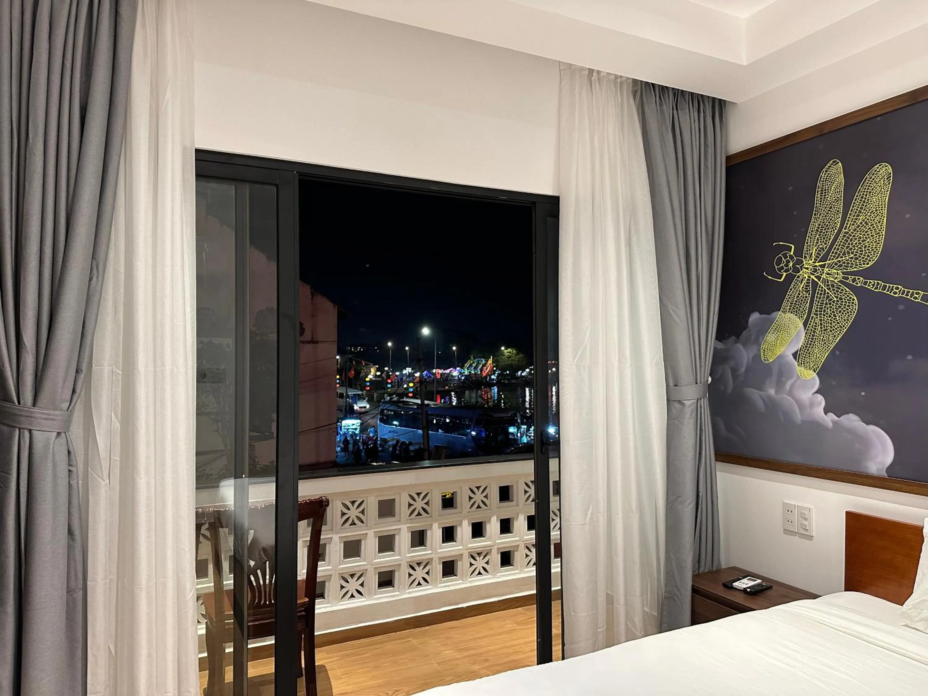 View (from property/room), Bed in The Present River Villa Hoi An