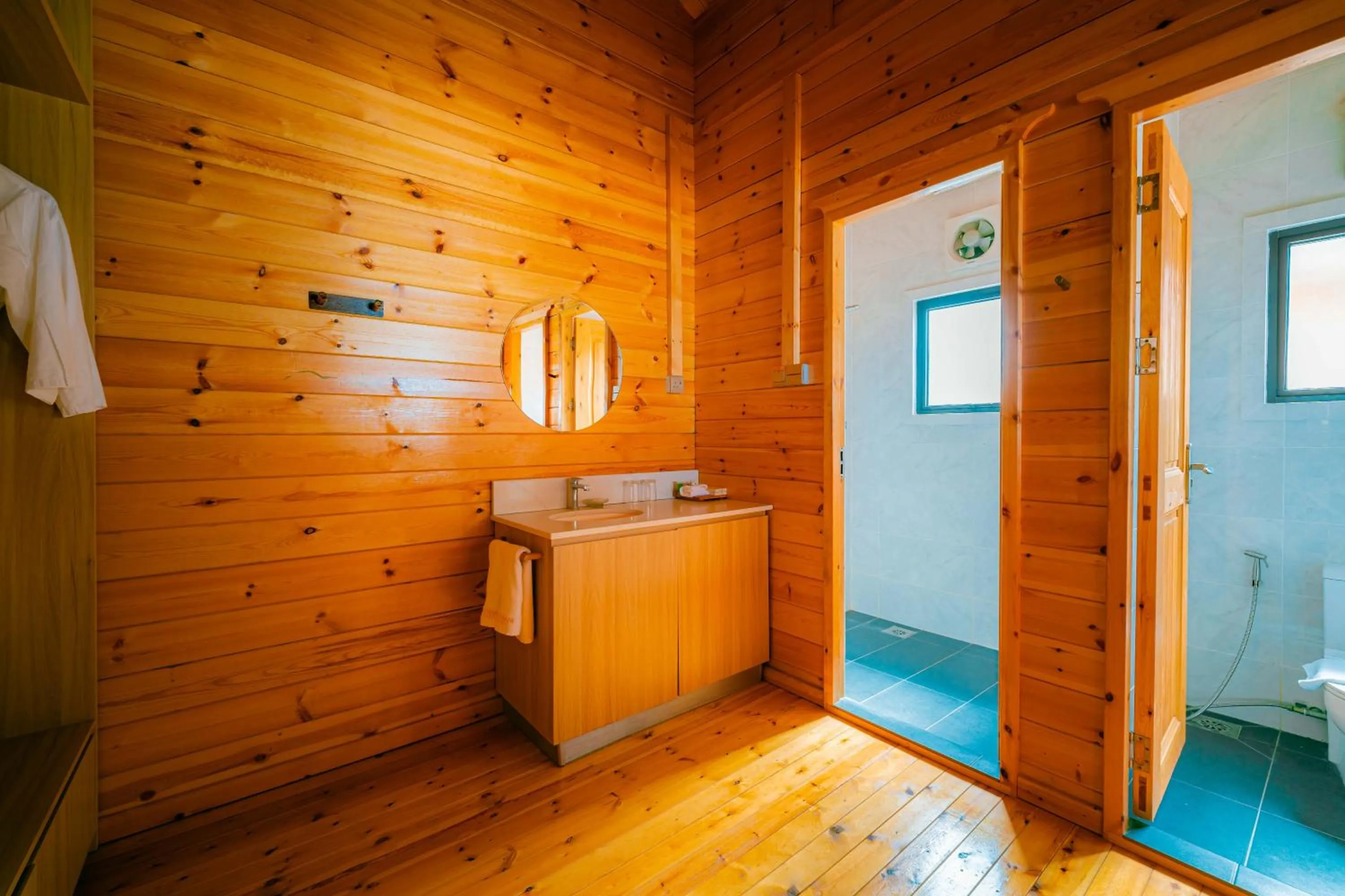 Shower in JSK Mantanani Island Resorts