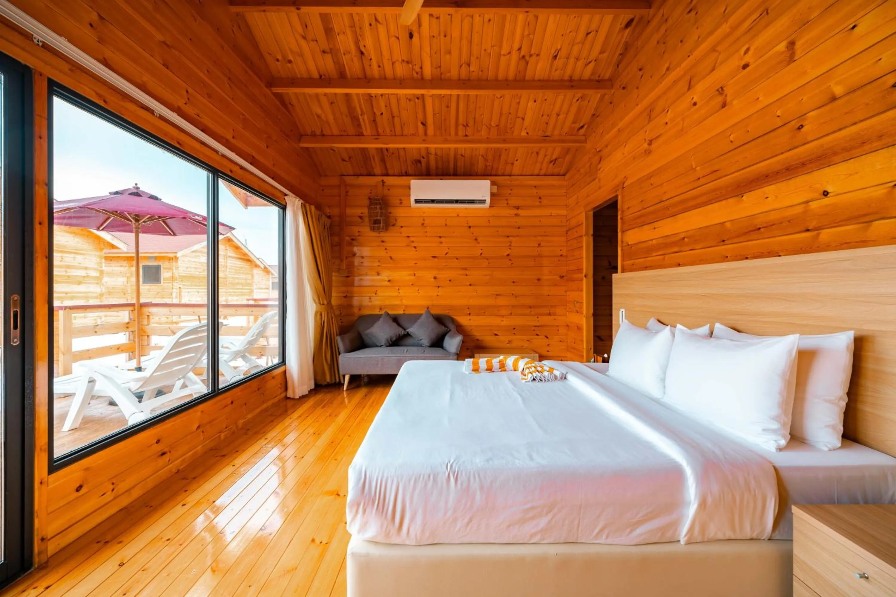 Photo of the whole room, Bed in JSK Mantanani Island Resorts