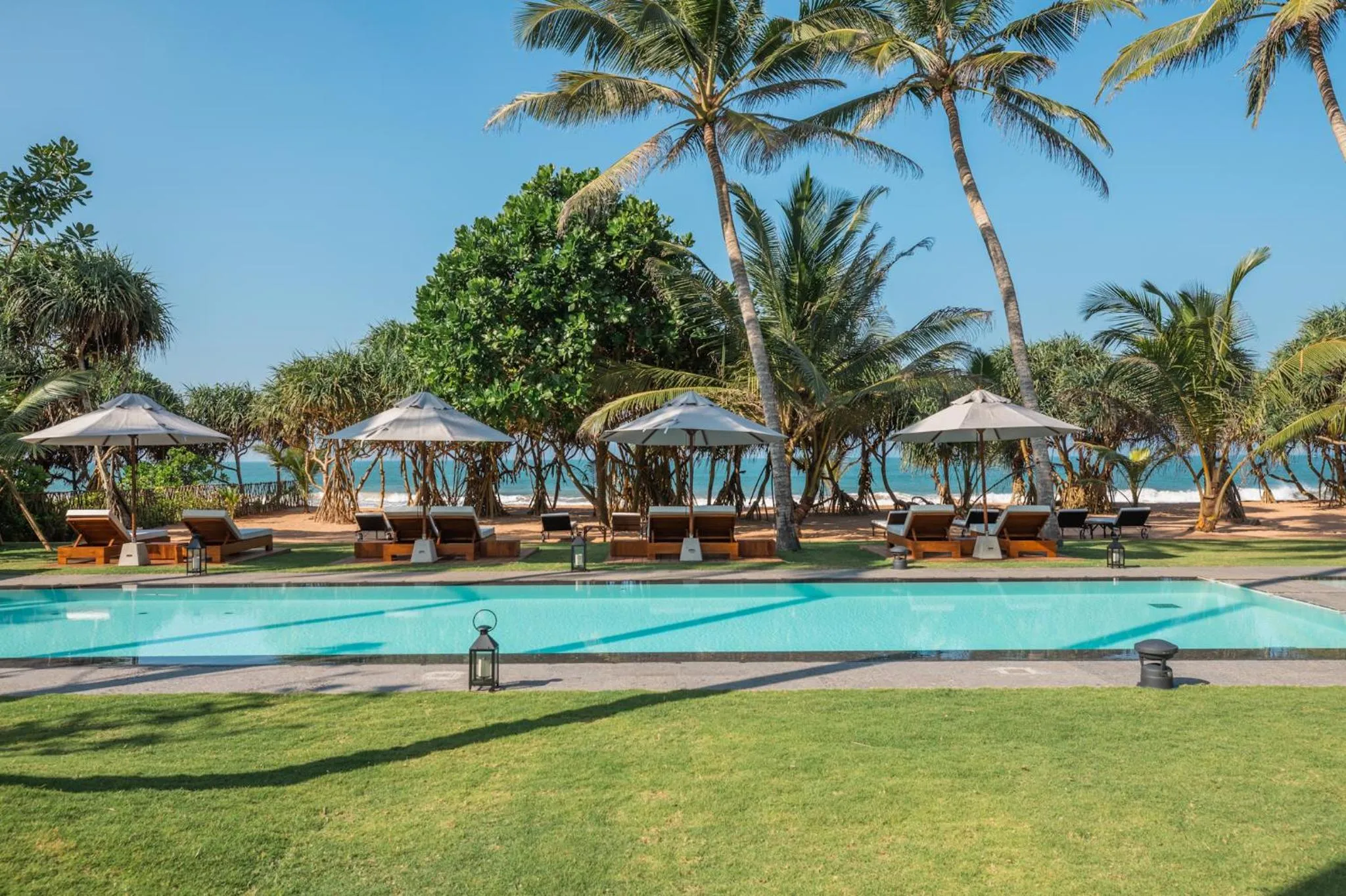 Natural landscape in Villa Thamburu, Bentota