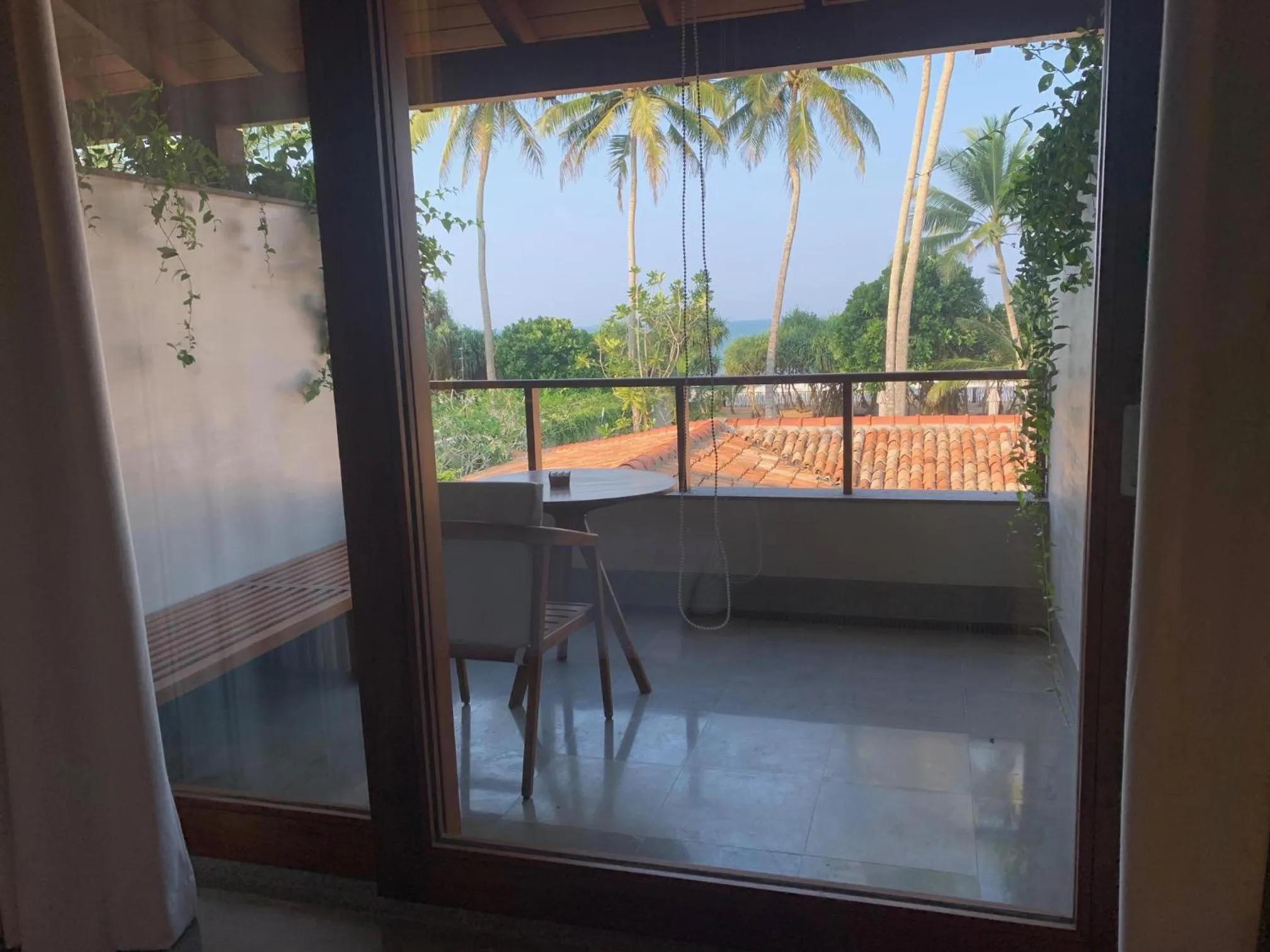 Balcony/Terrace in Villa Thamburu, Bentota