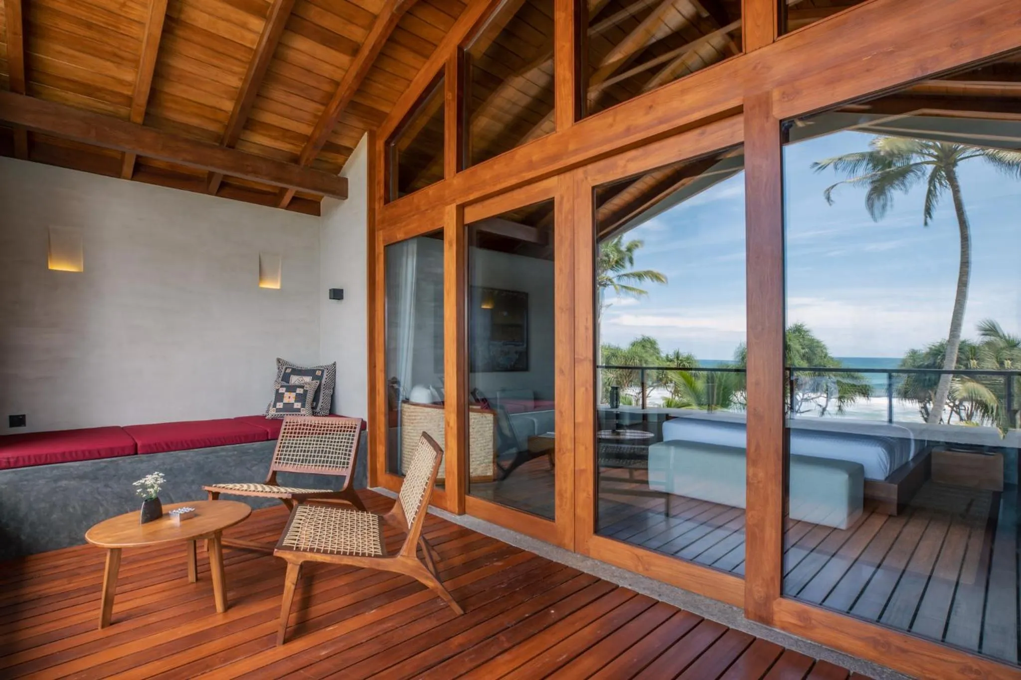 Balcony/Terrace in Villa Thamburu, Bentota