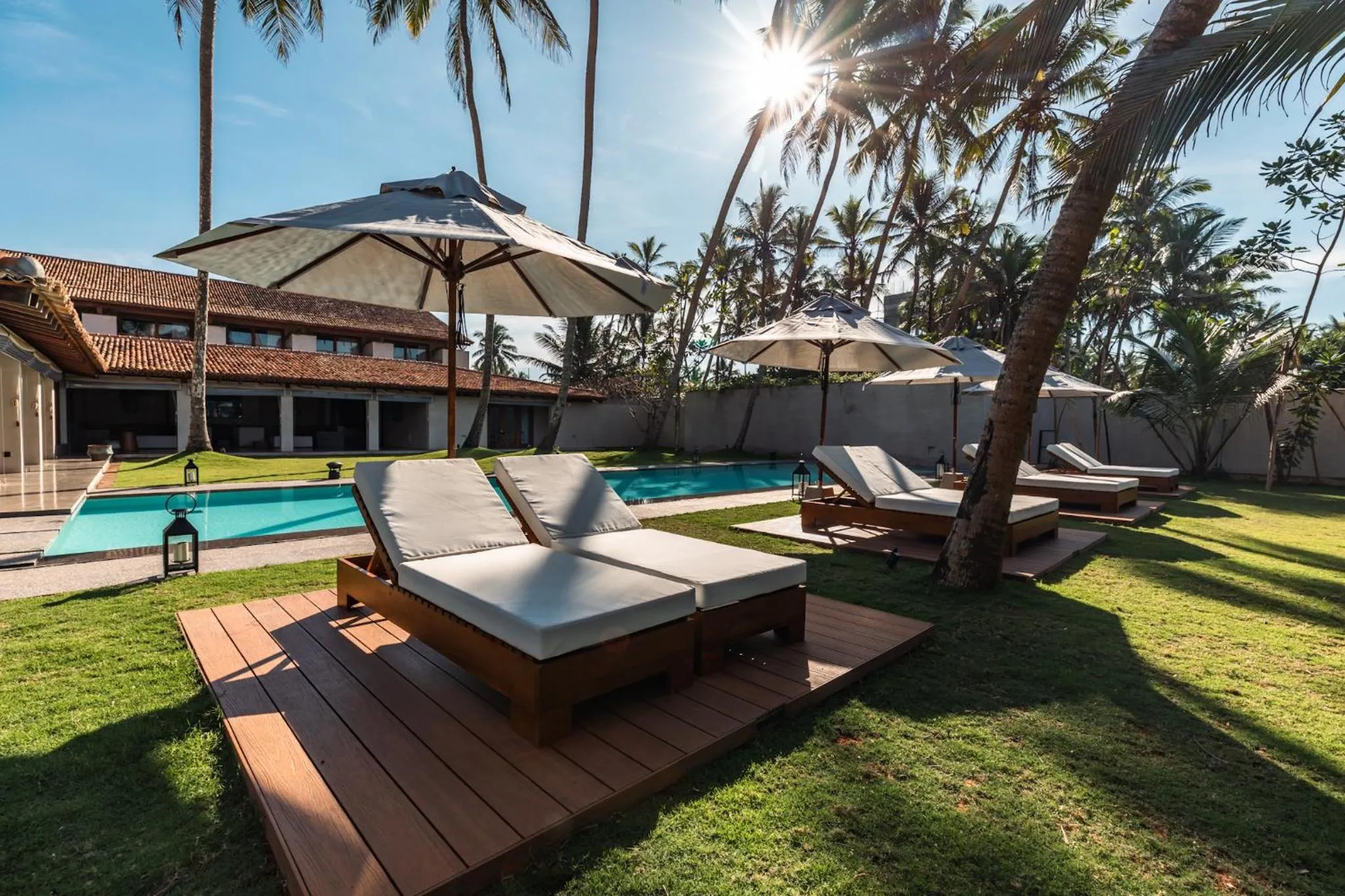 Garden in Villa Thamburu, Bentota