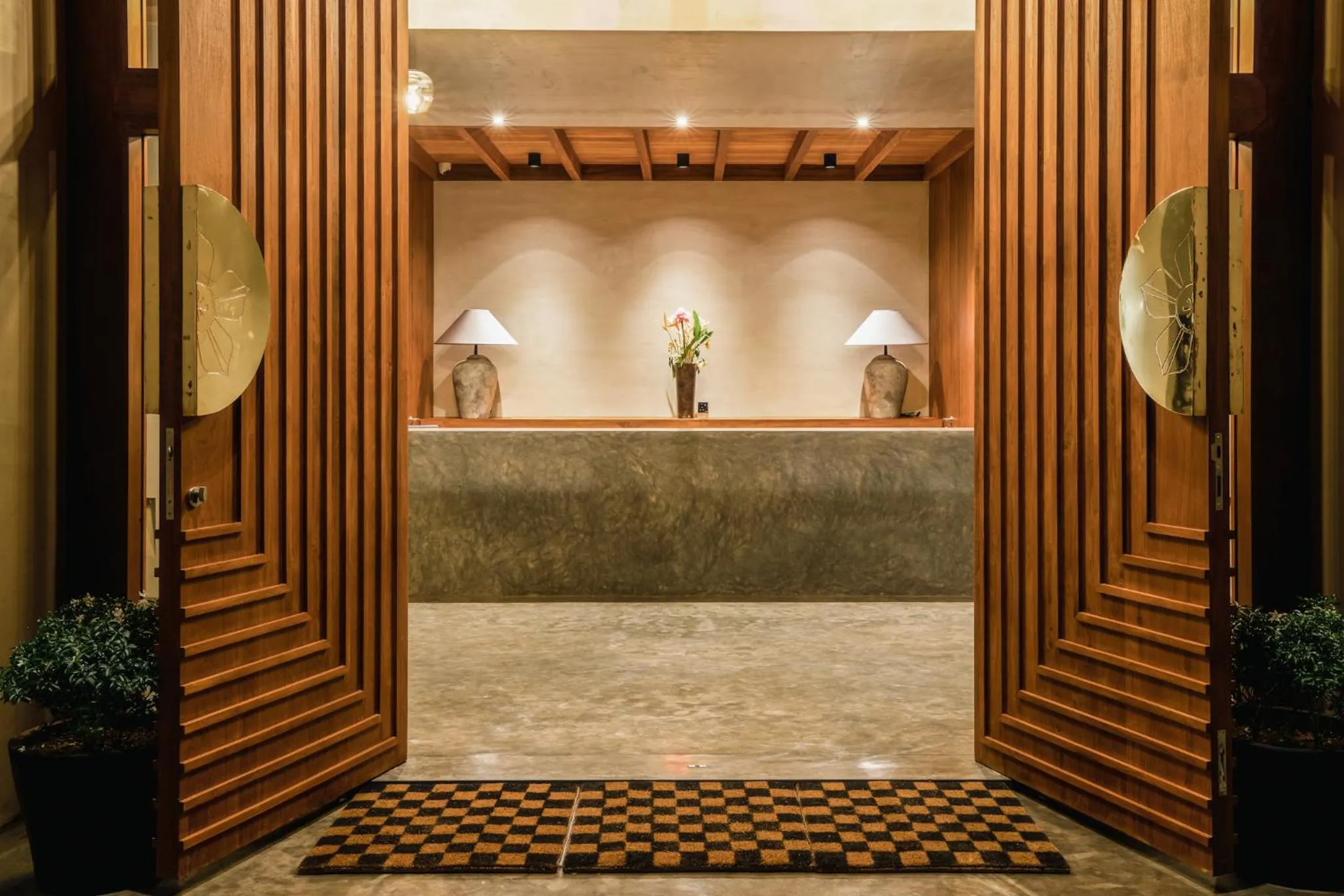 Lobby or reception in Villa Thamburu, Bentota