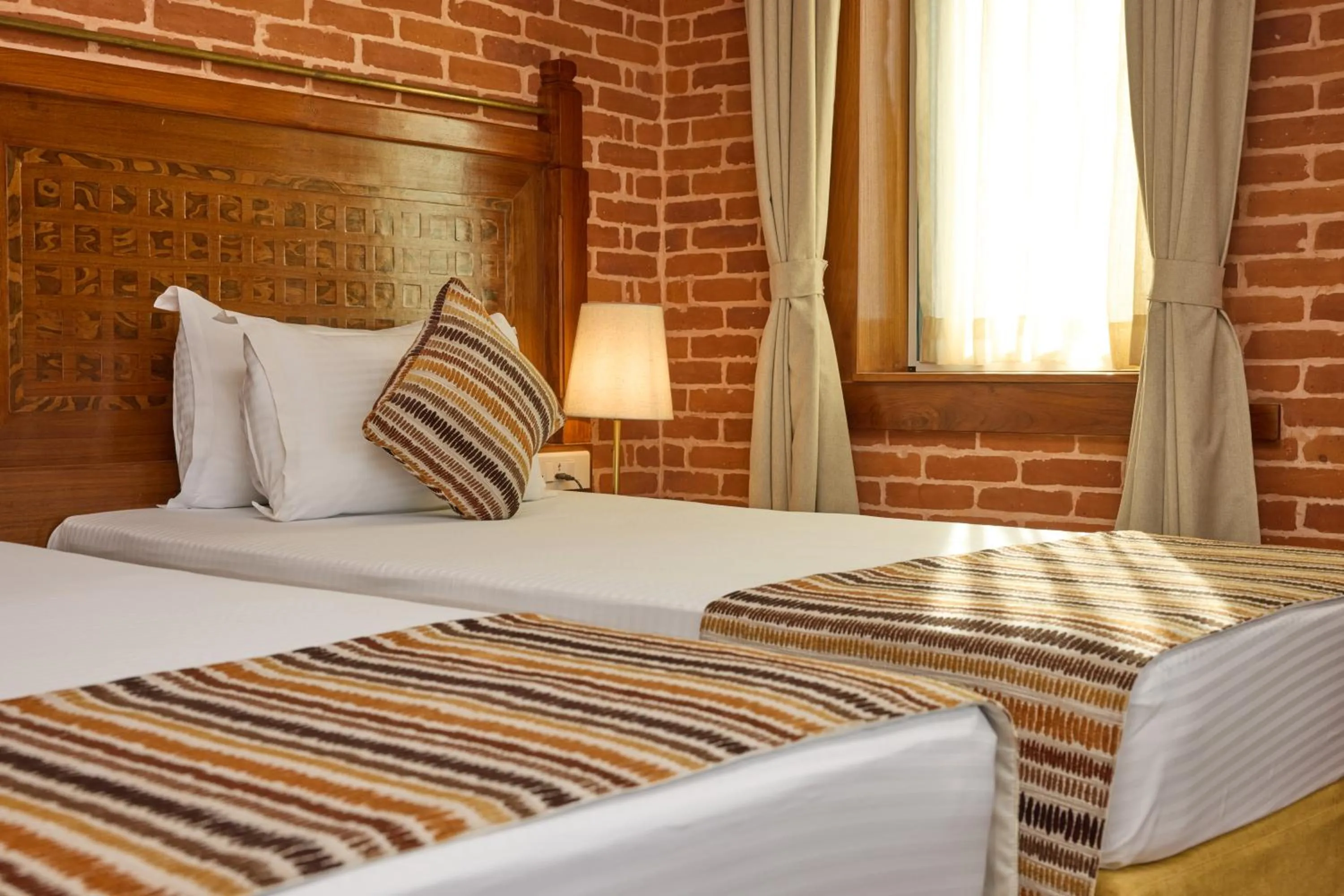 Bed in Soaltee Westend Resort Nagarkot