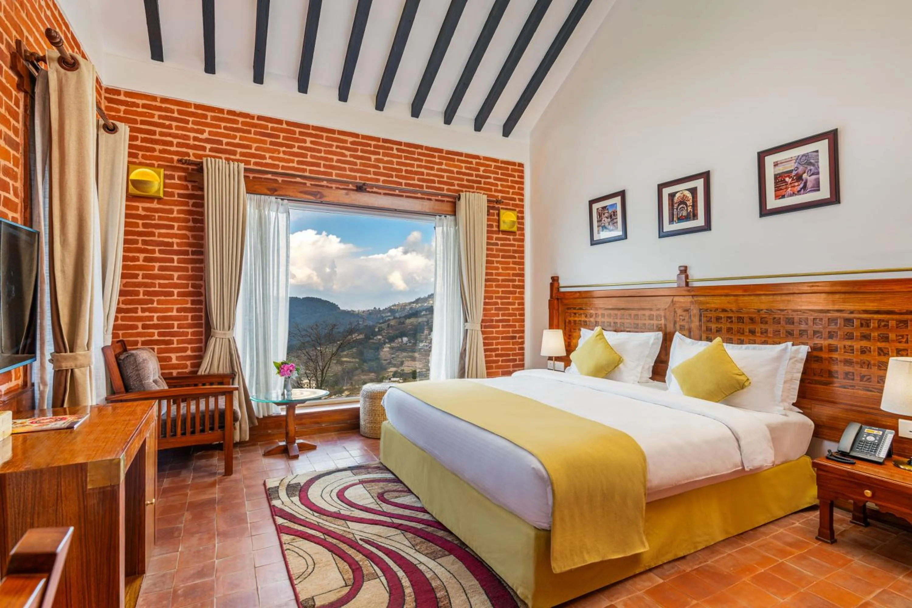 Bed in Soaltee Westend Resort Nagarkot