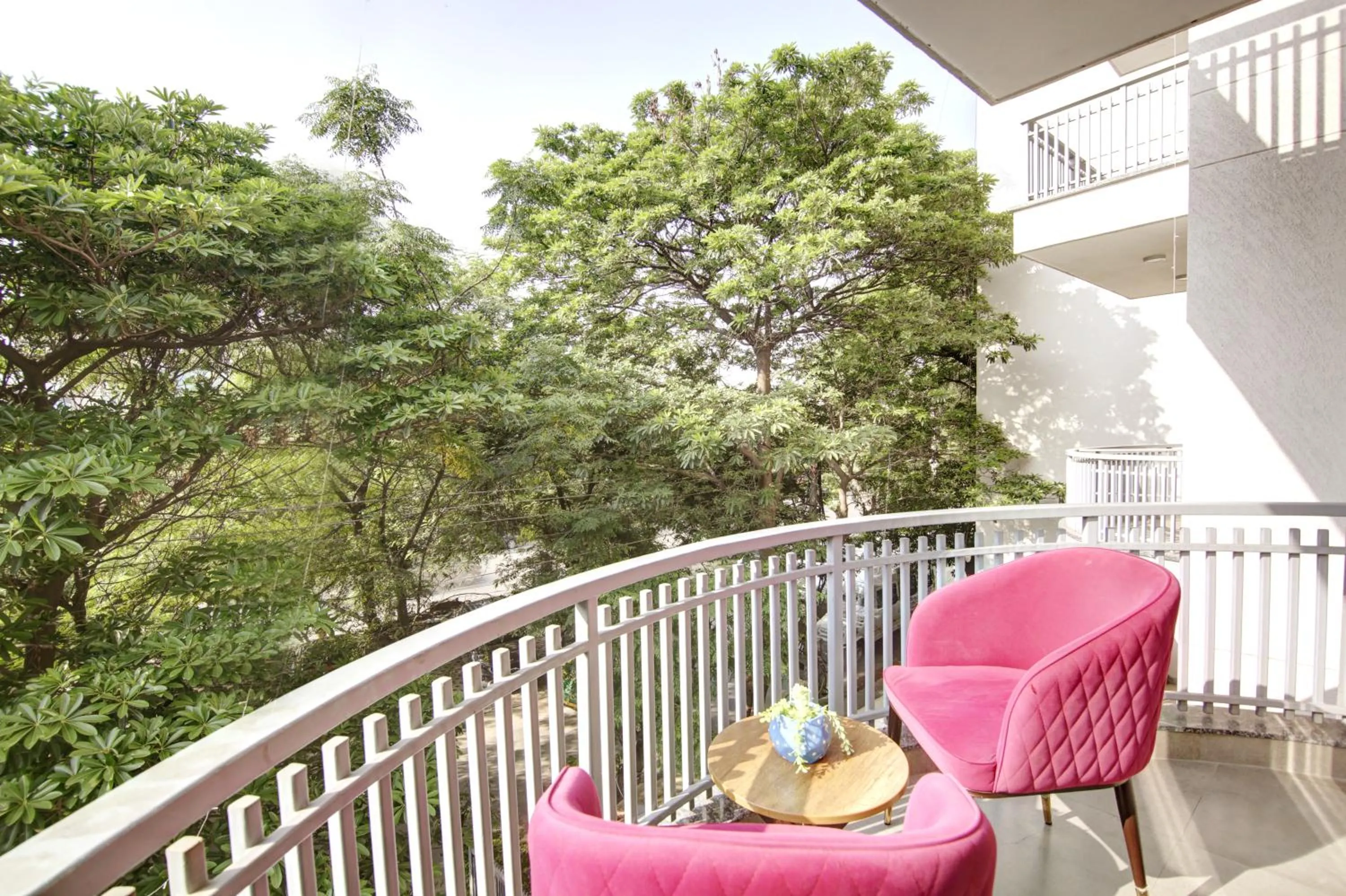 Balcony/Terrace in Saltstayz Select - Huda City Center