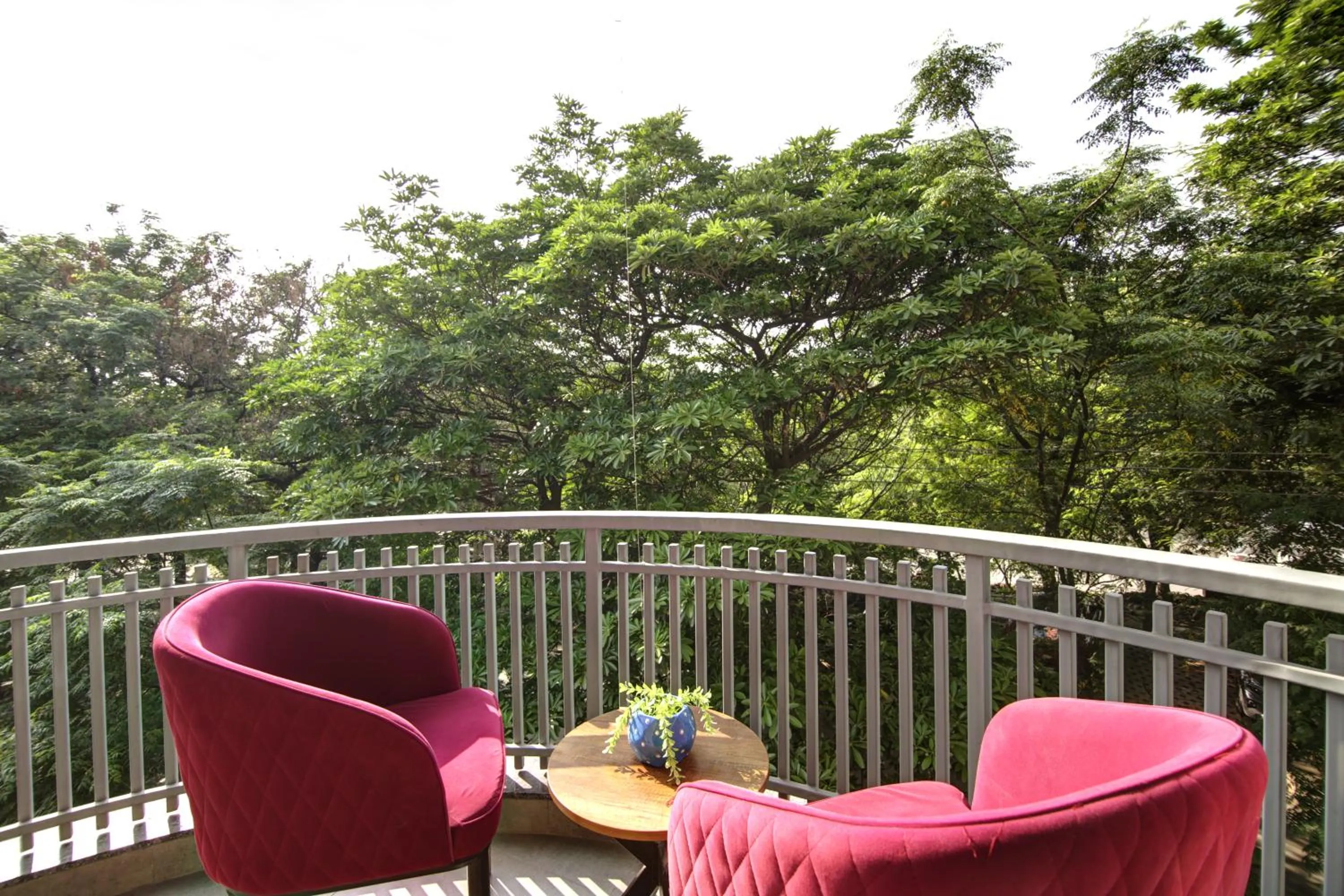 Balcony/Terrace in Saltstayz Select - Huda City Center