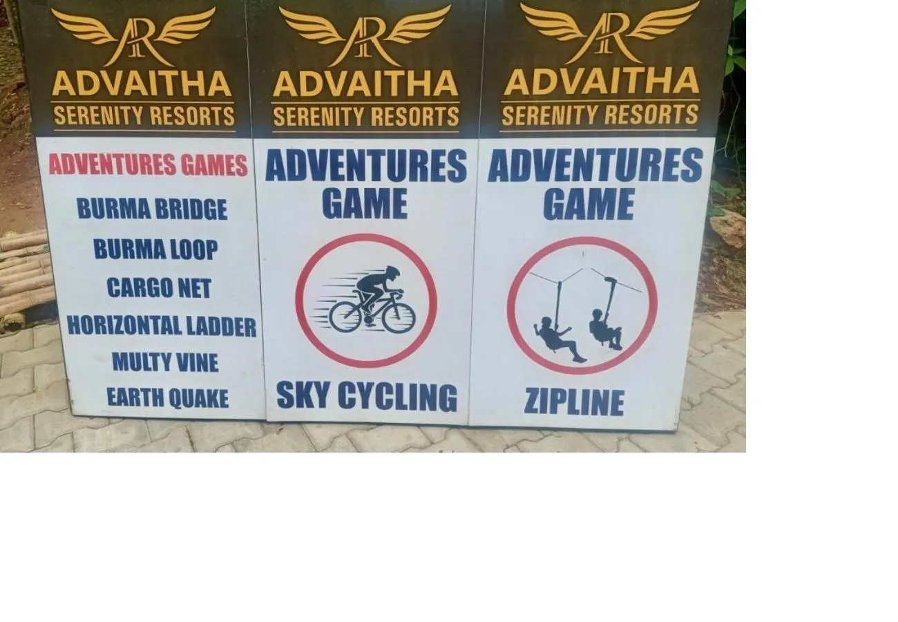 Cycling in Advaitha Serenity Resorts