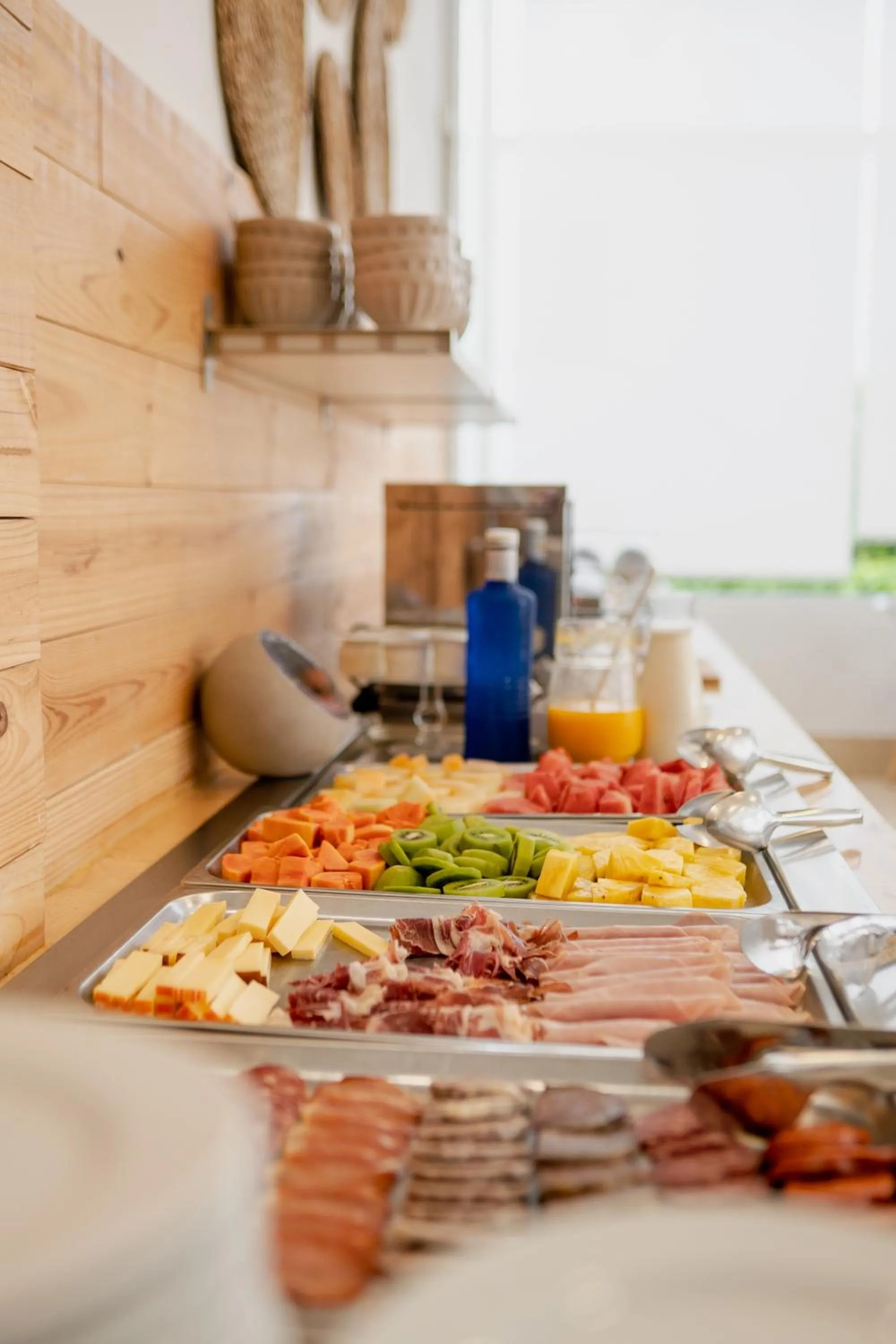 Buffet breakfast in Naranjos Resort Menorca