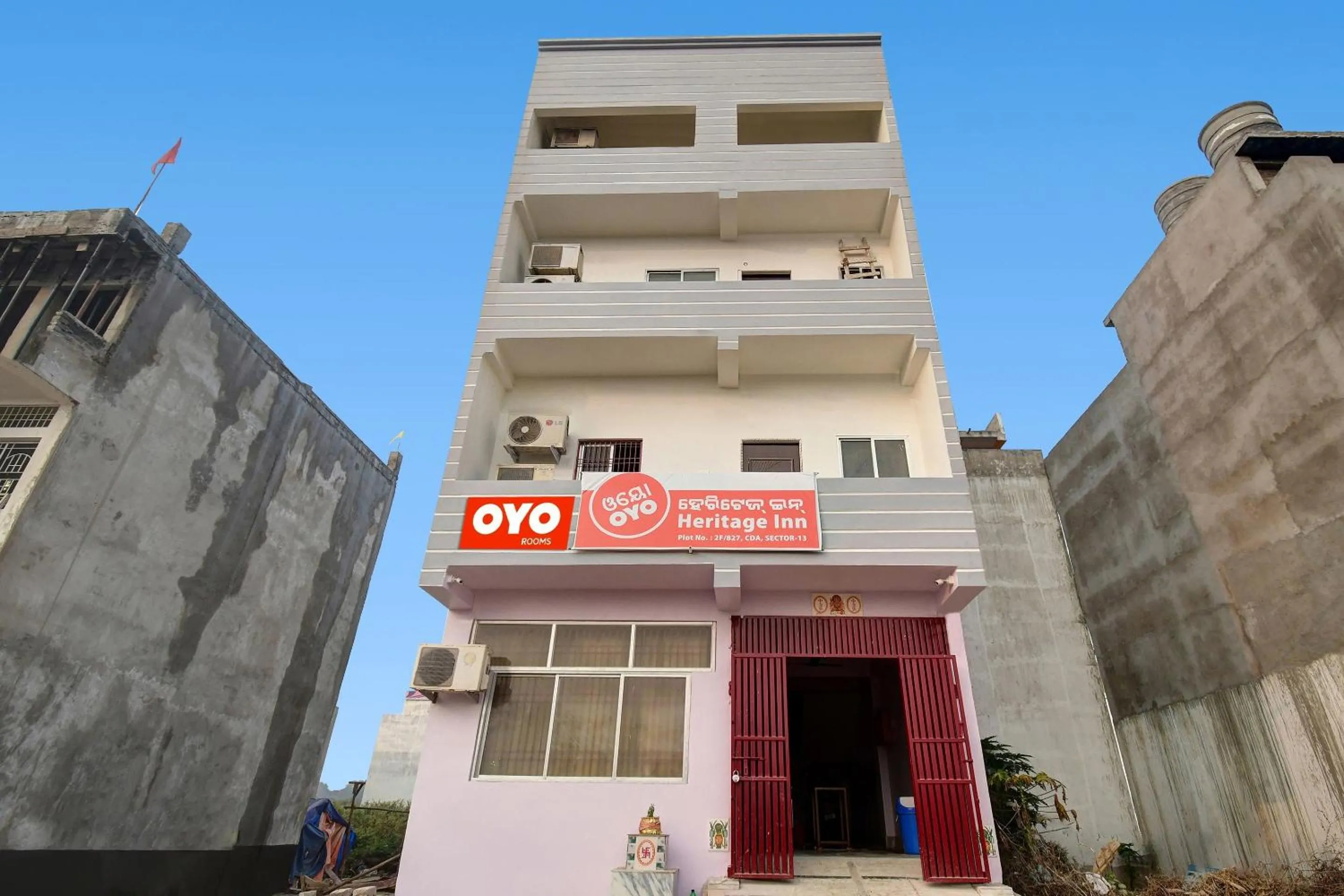 Facade/entrance in Hotel O Heritage Inn