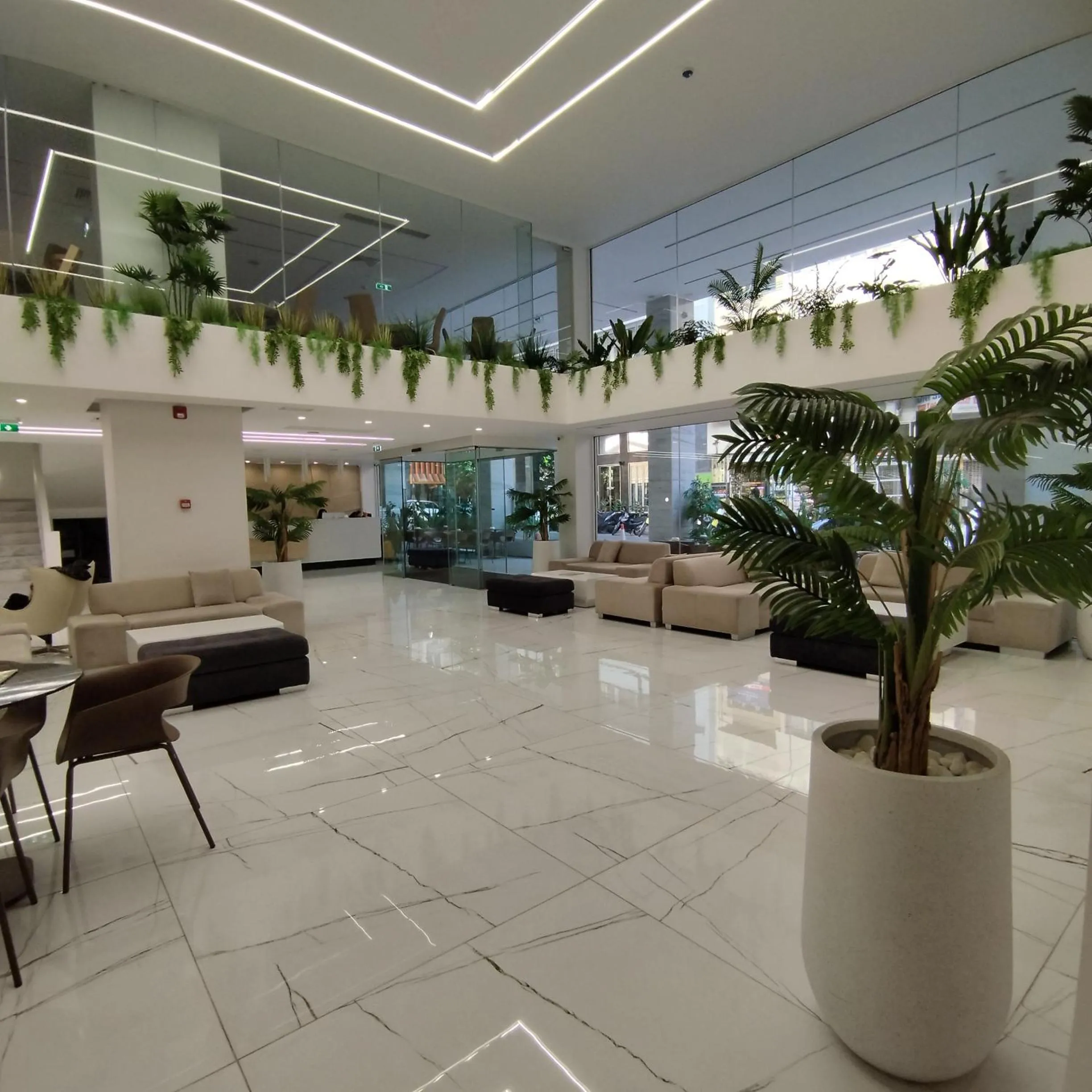 Lobby or reception in International Atene hotel