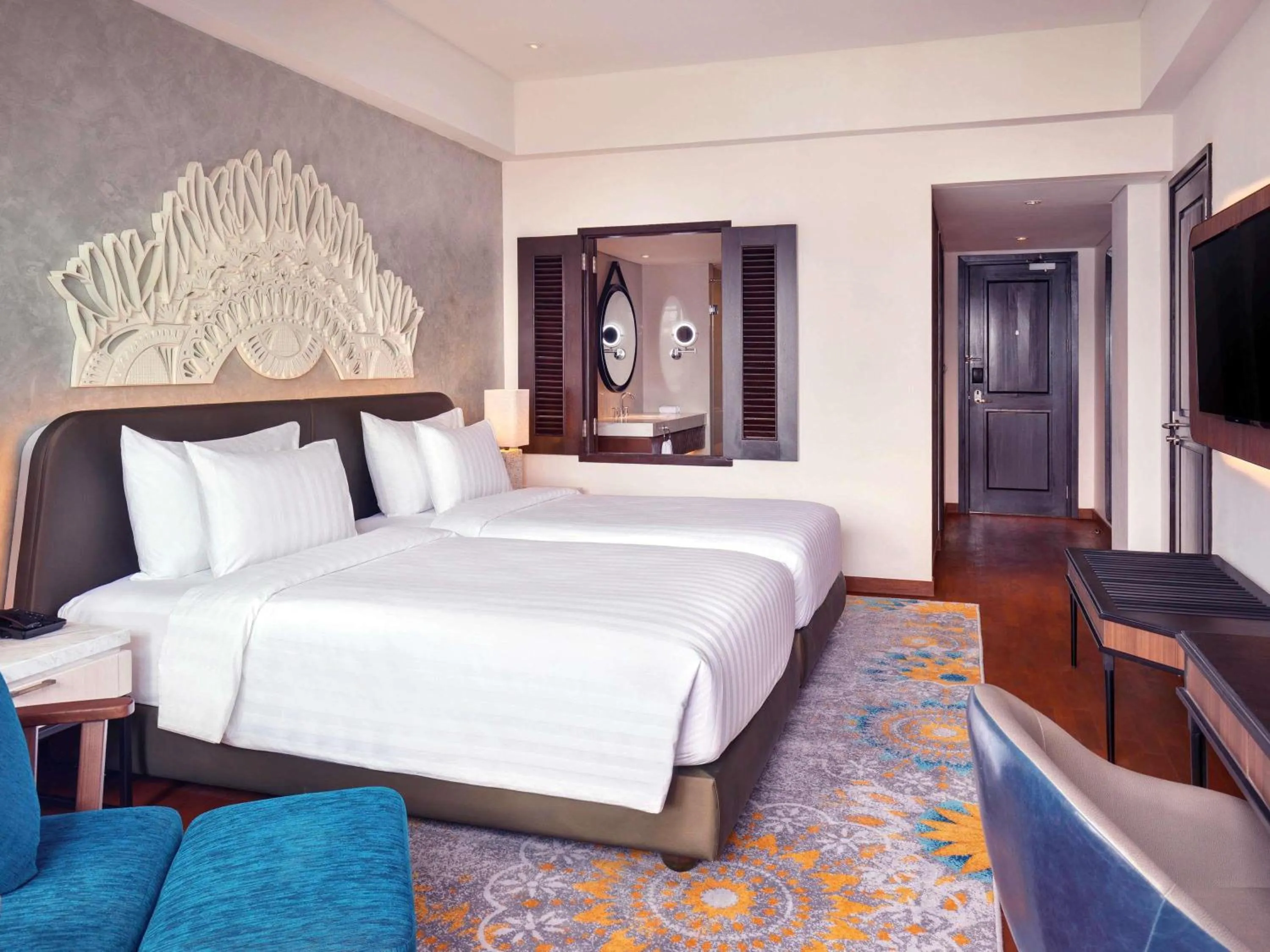 Bedroom, Bed in Grand Mercure Bali Seminyak