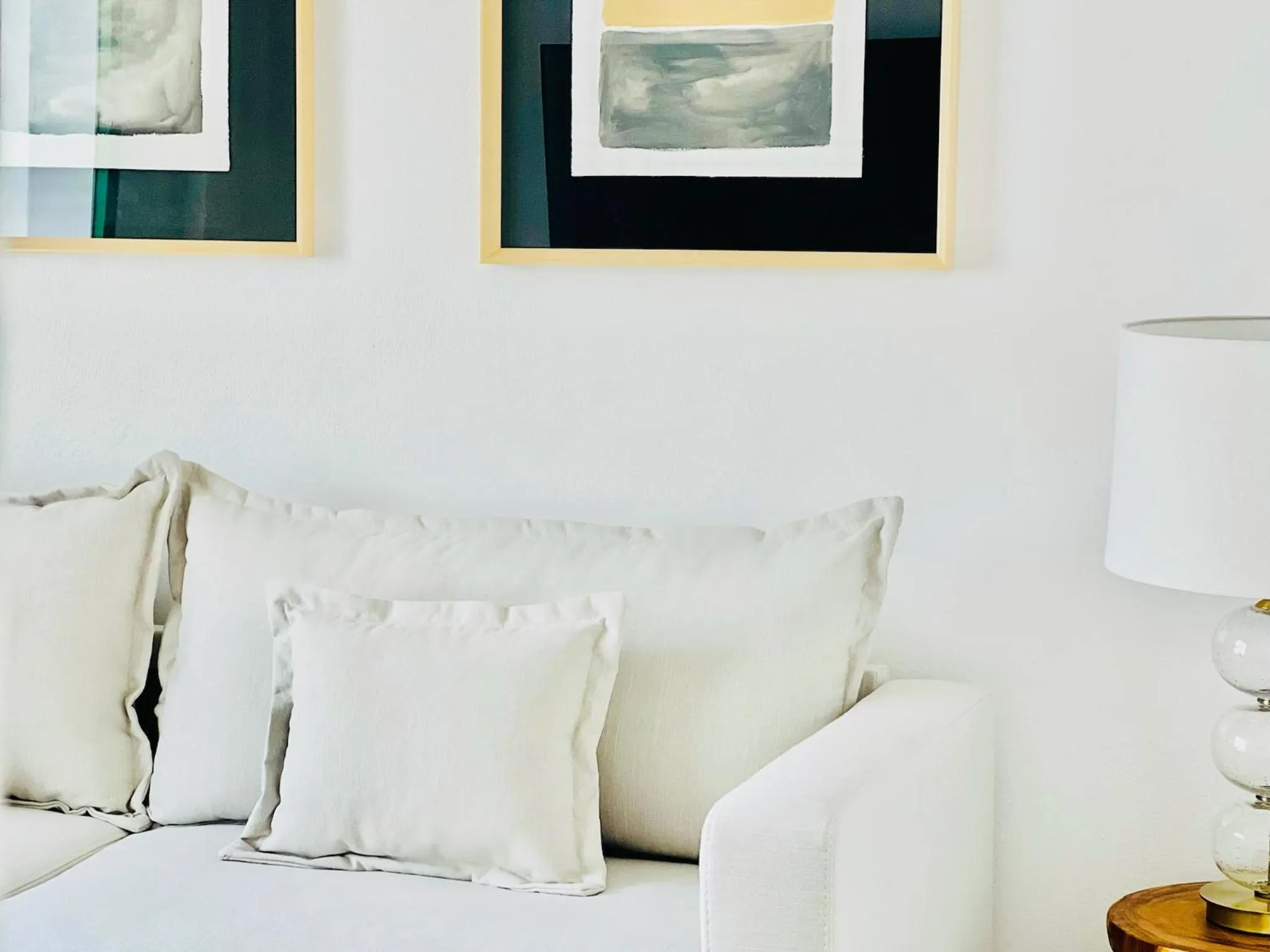 Living room in CIH Apartments