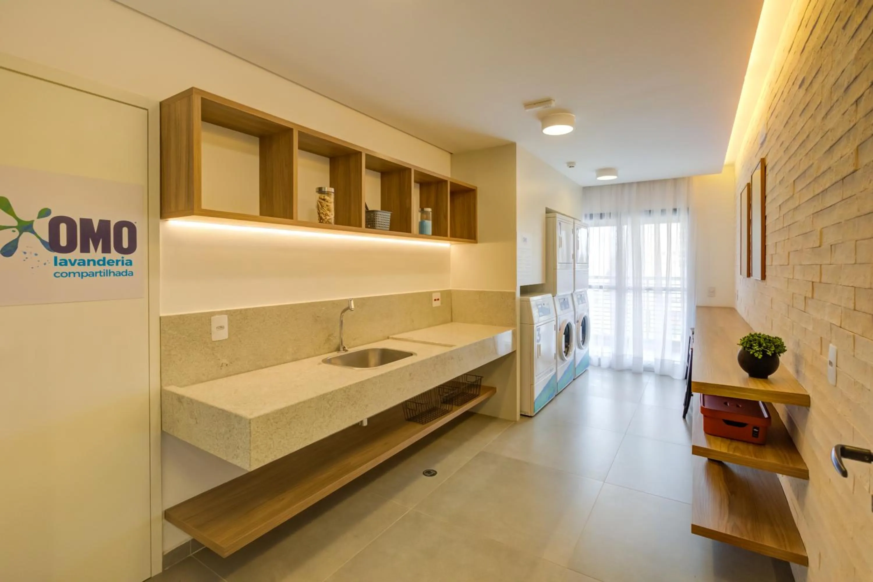 laundry in Roomo Brooklin Morumbi Residencial