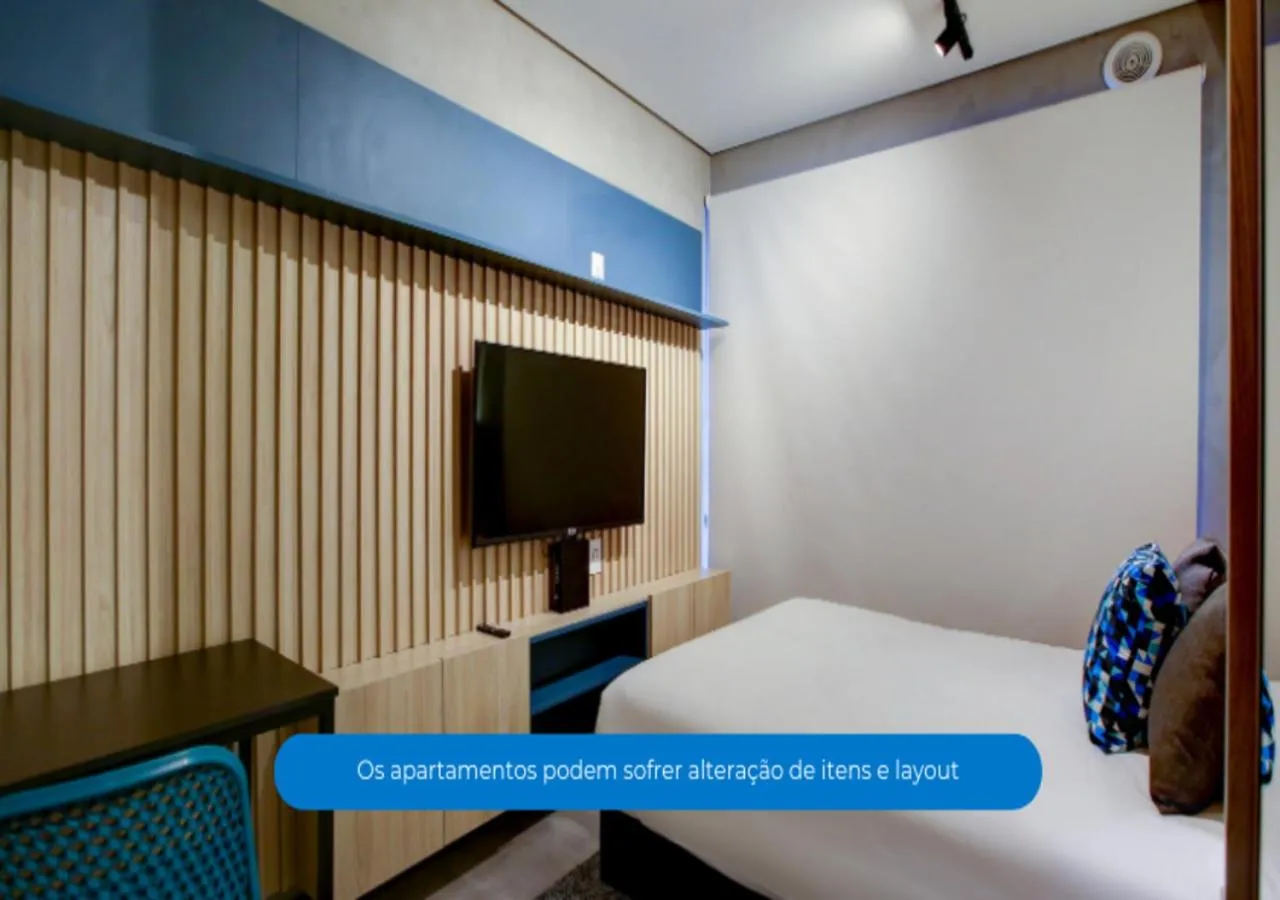 TV and multimedia in Roomo Brooklin Morumbi Residencial