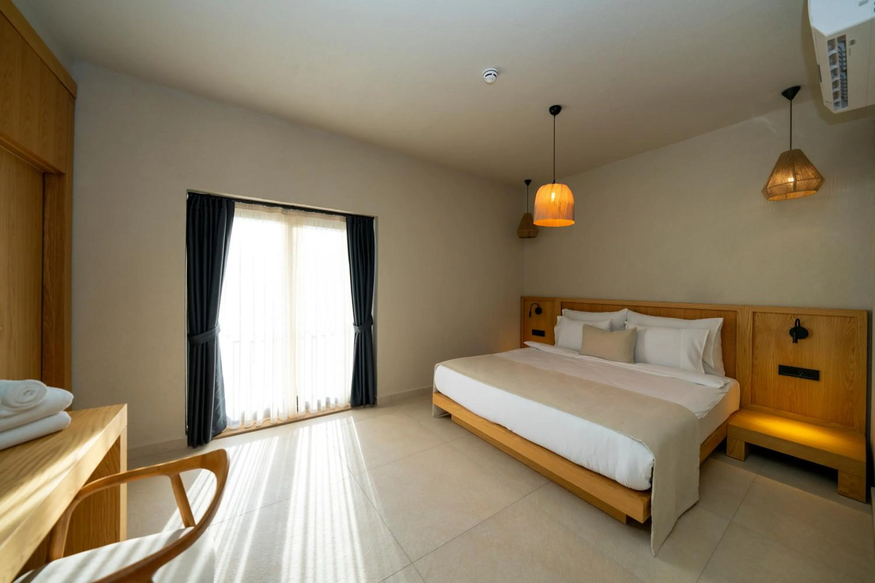 Bed in Kairos Valley Wellness & Longevity